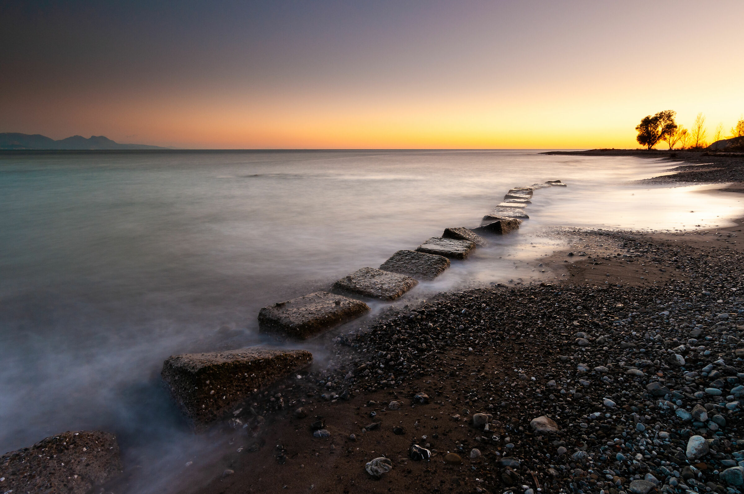 Passeggiata sulla spiaggia