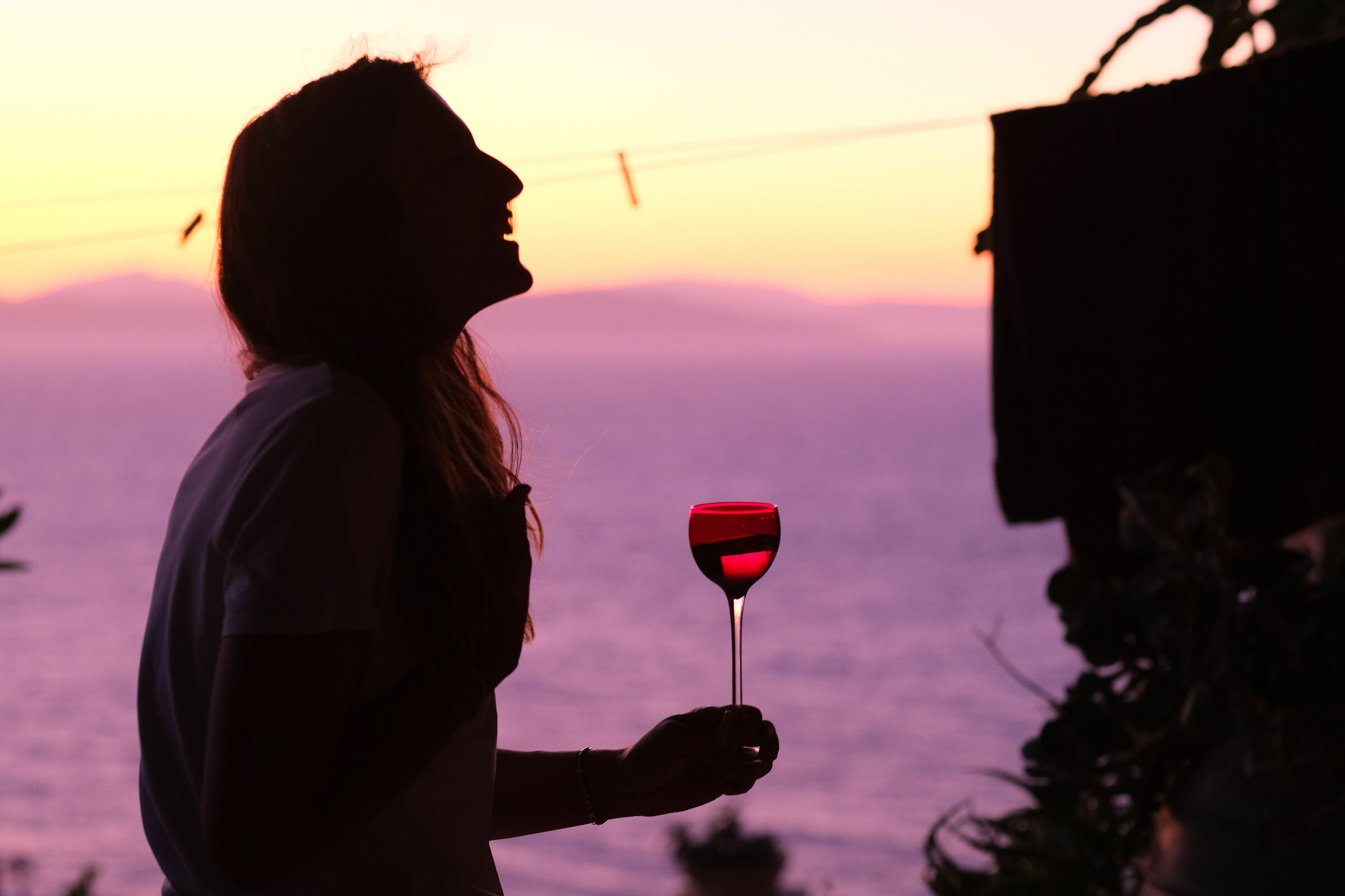 Purple, Prosecco and Greece