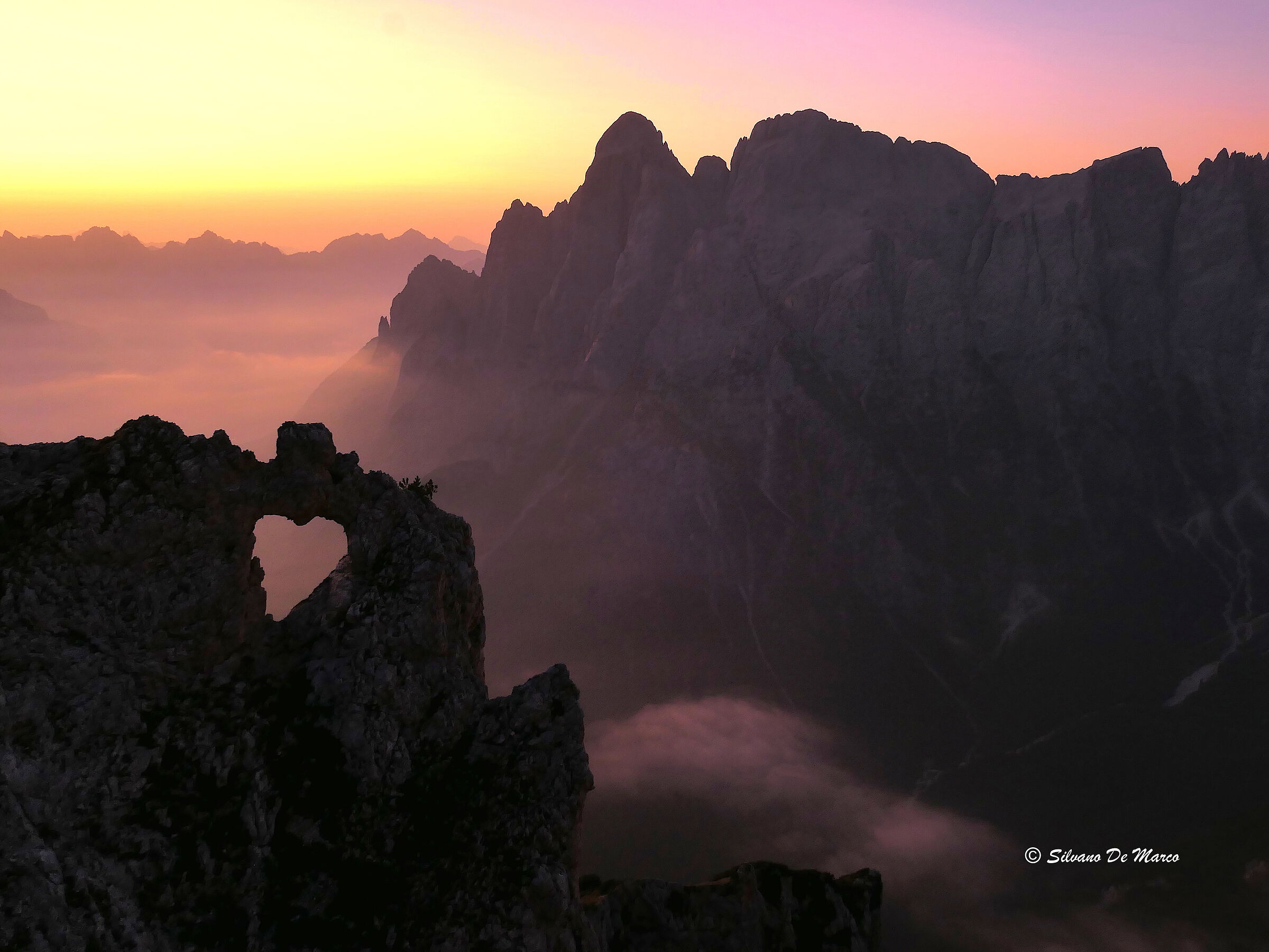 Alba al Cor   (  pale dei Balconi / pale di S.Martino )