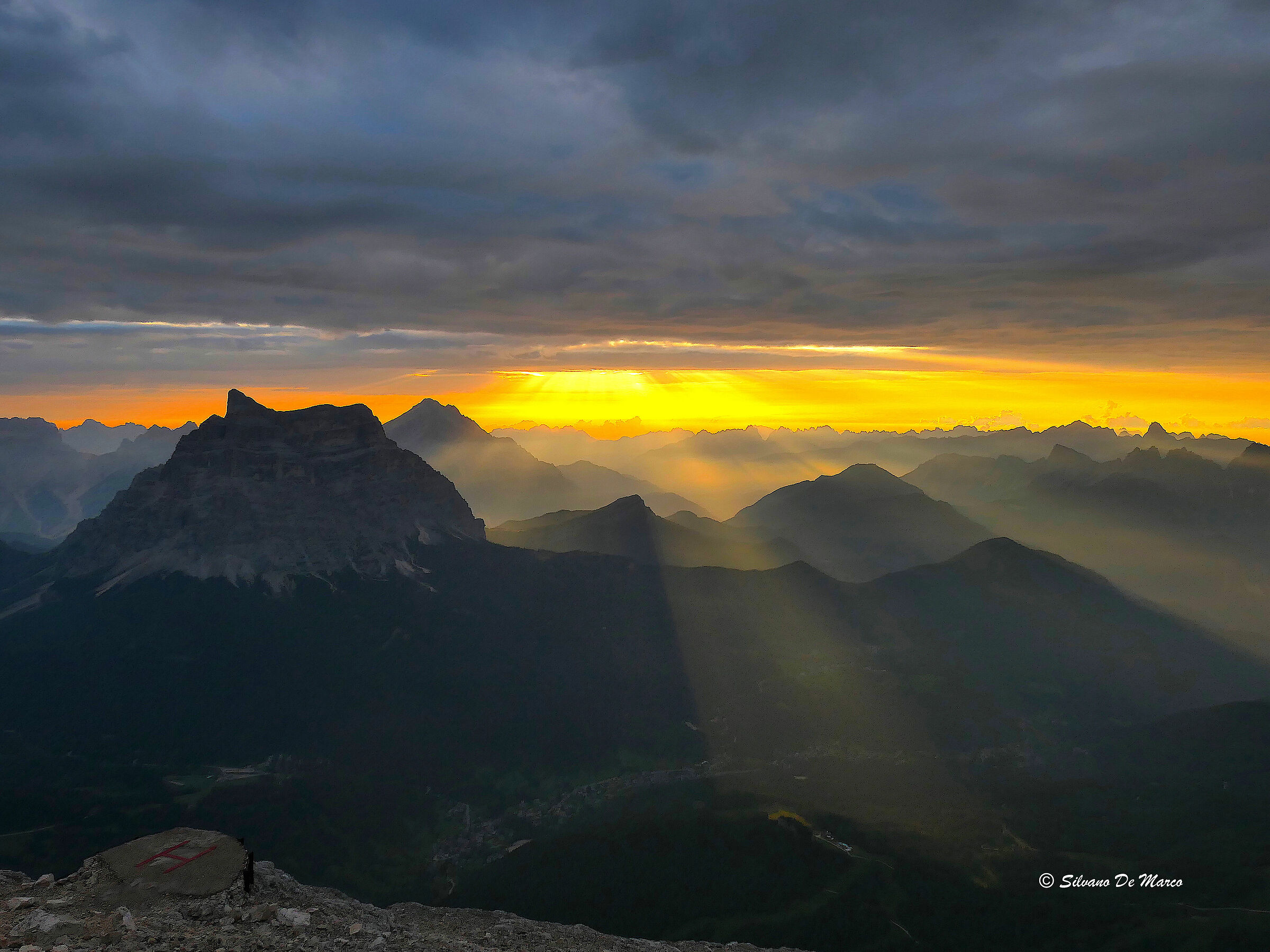 Alba sul monte Civetta