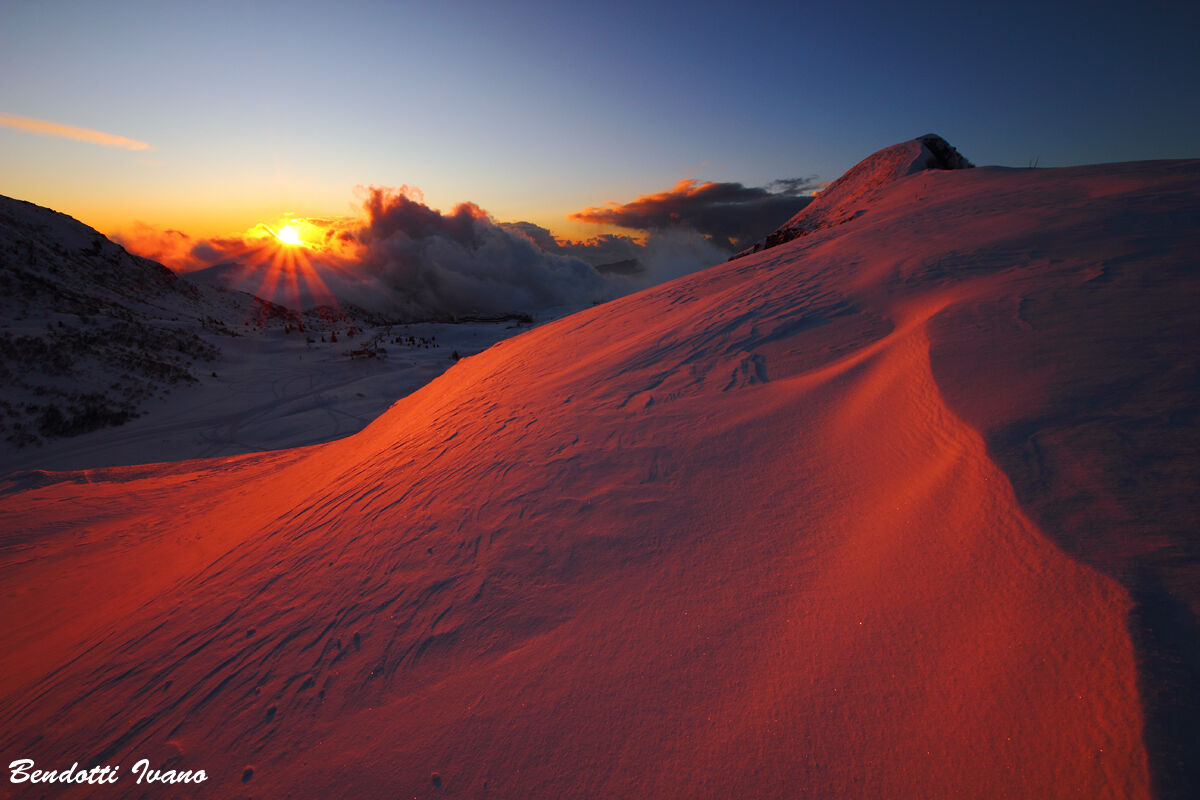 Monte Campione al tramonto