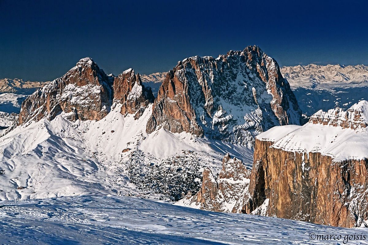 Sassopiatto, Cinque dita e Sassolungo 1