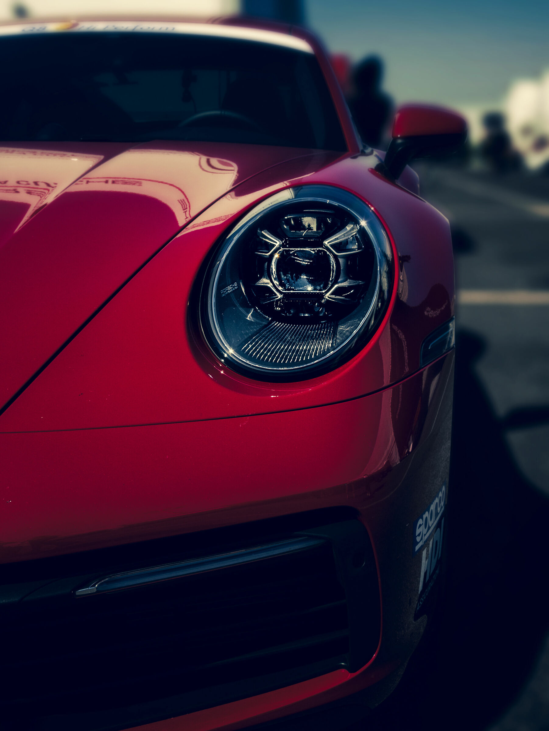 Red Porsche Eye