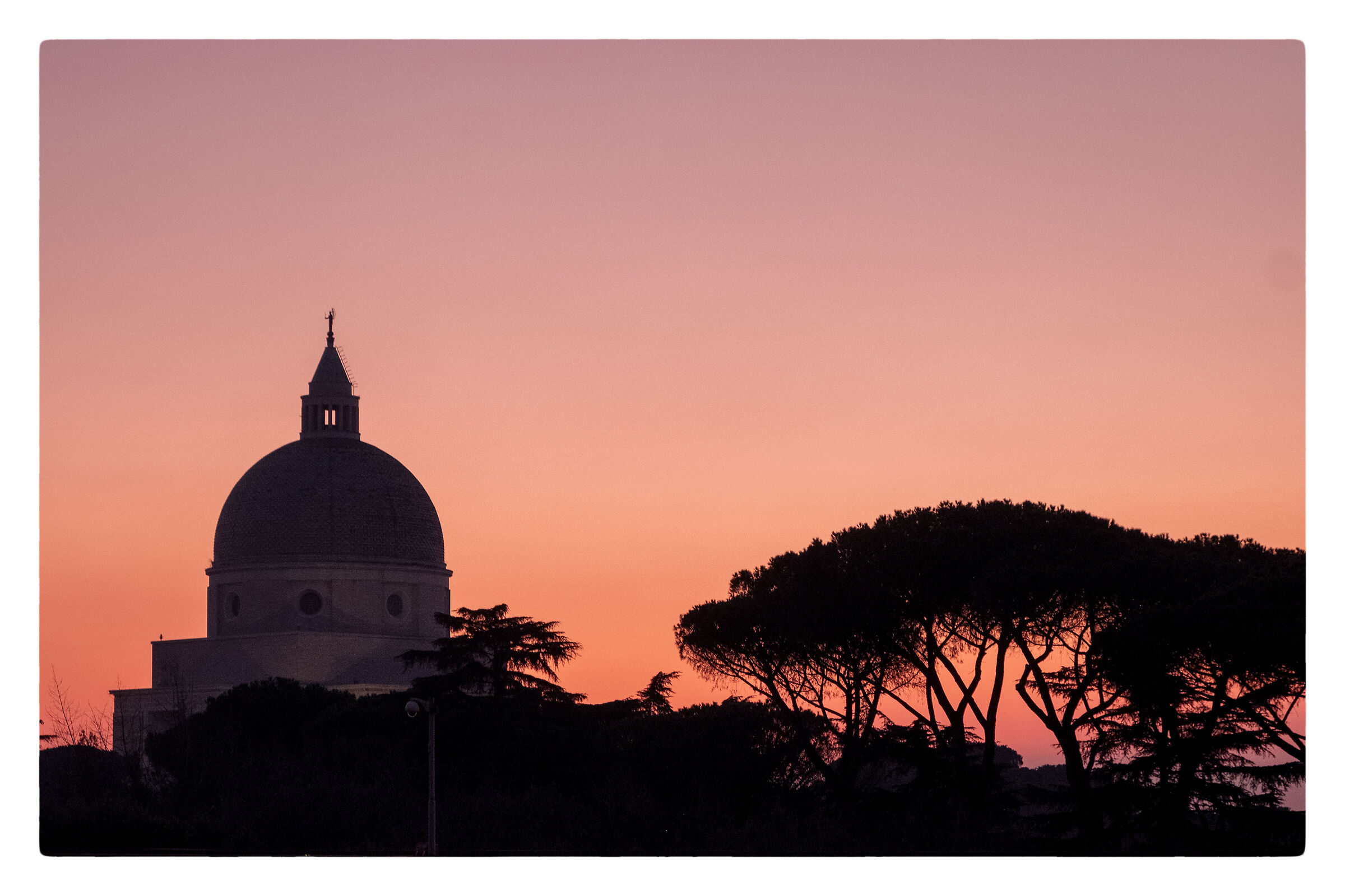 Tramonto romano all'EUR