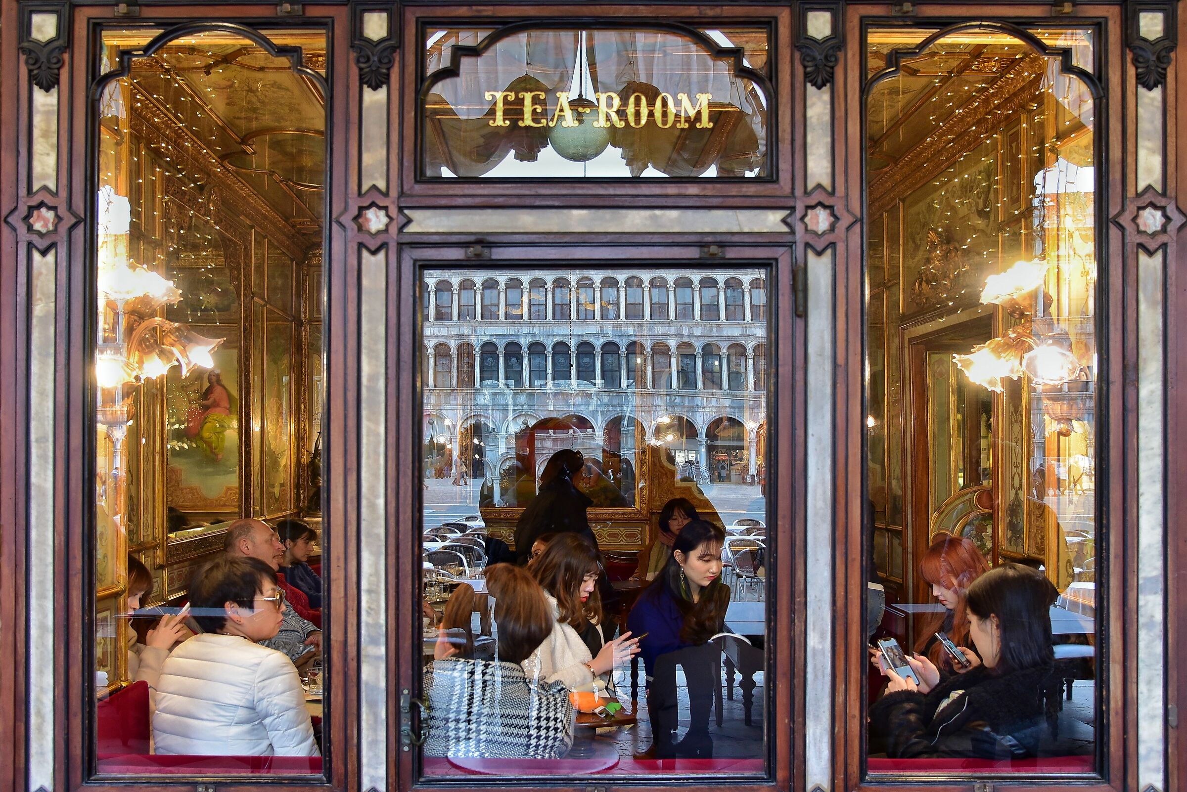 The end of the dialogue.