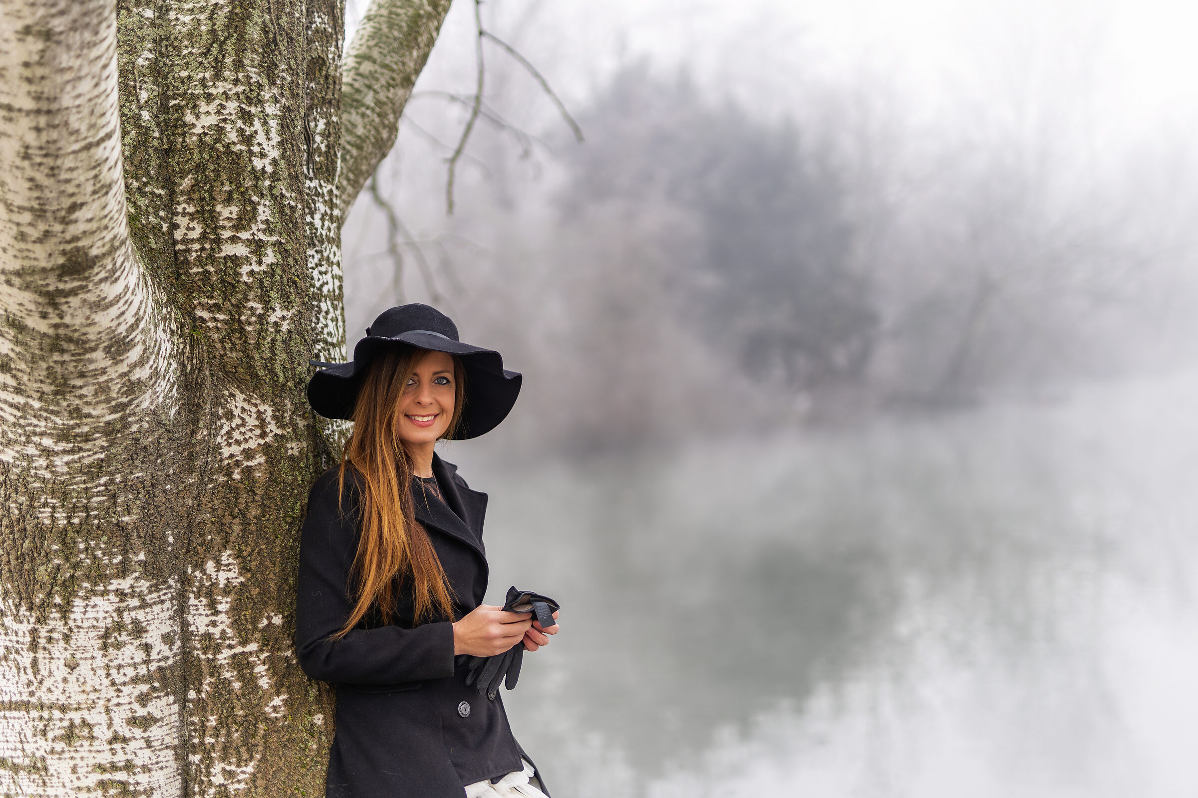 La dama con il cappello