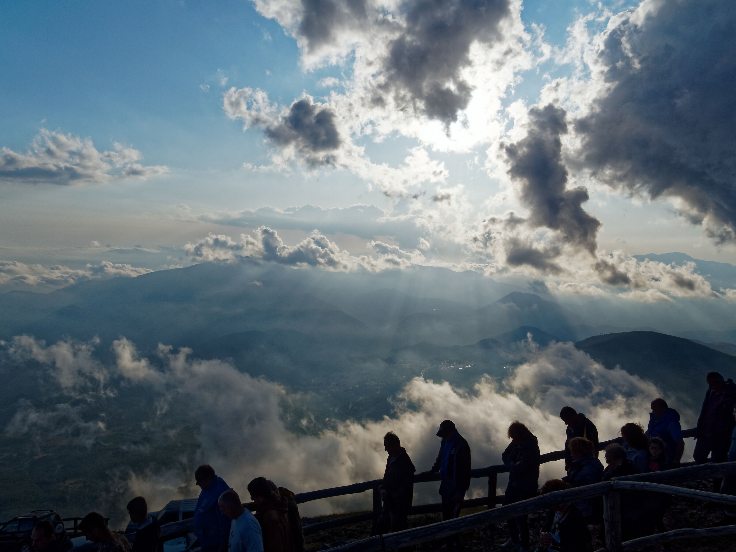Nuvole in montagna