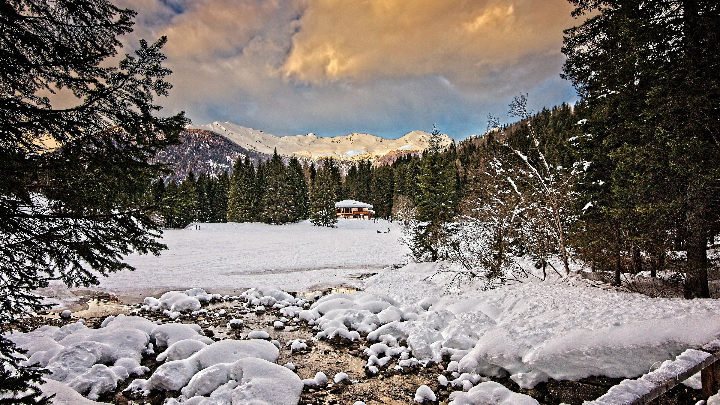 Lago dei Caprioli (ghiacciato)