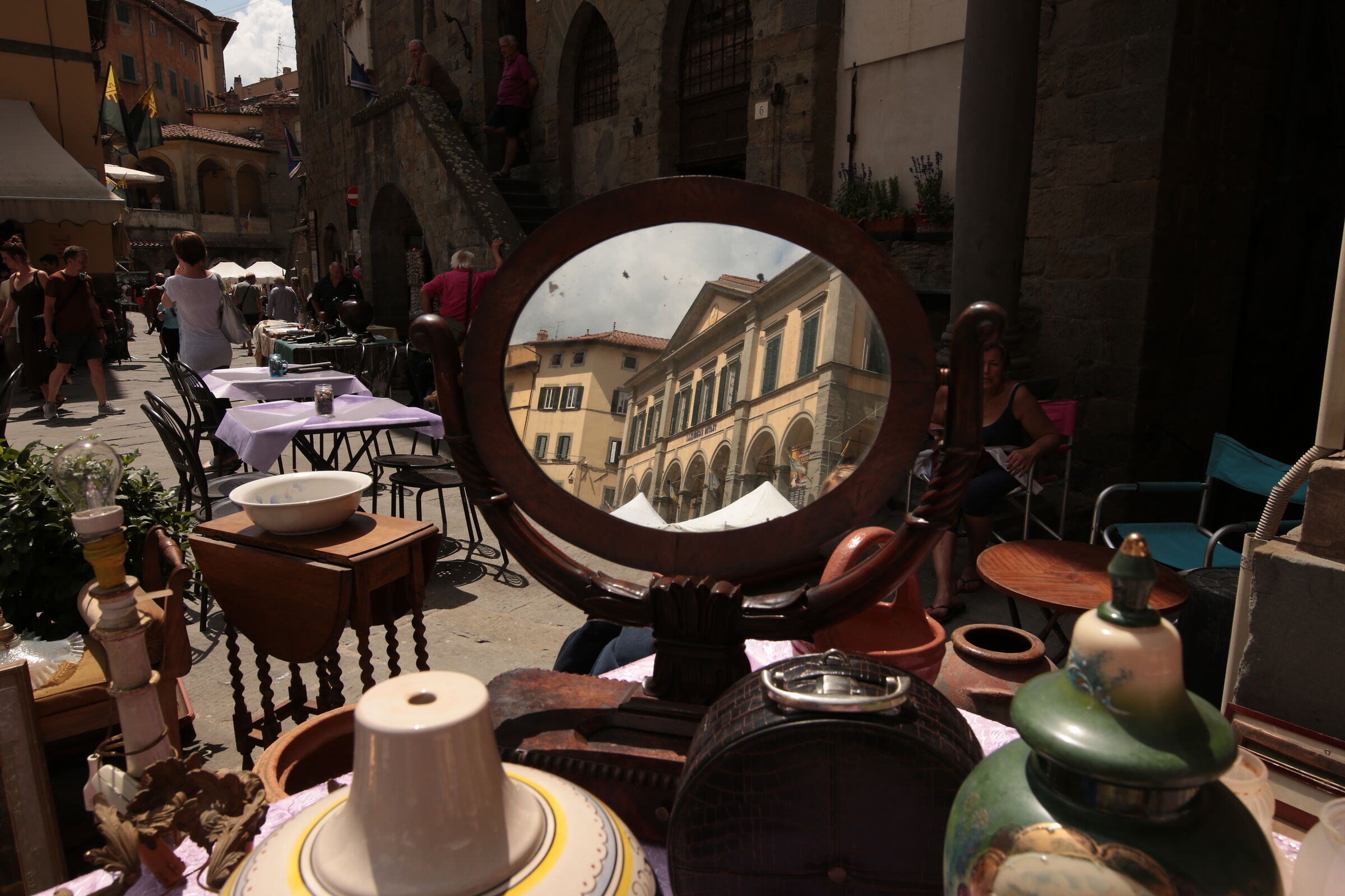 Cortona (ar) Mercatino delle Pulci