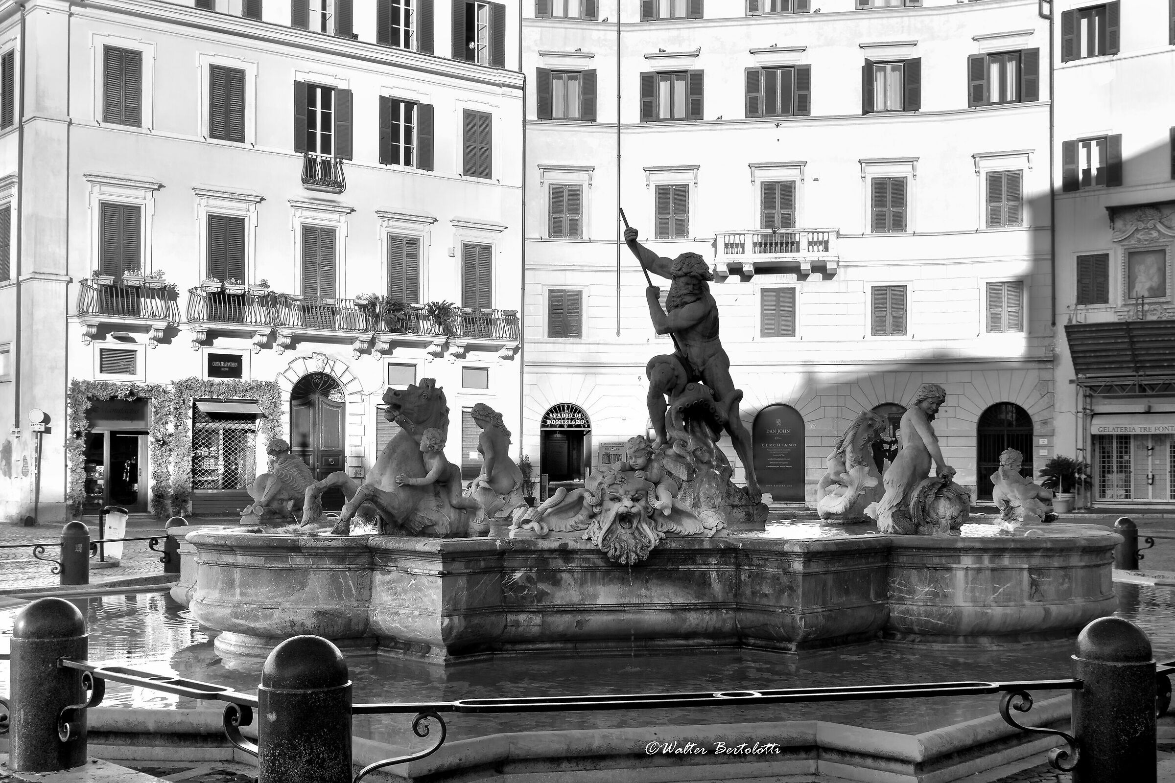la fontana del Nettuno - B&N