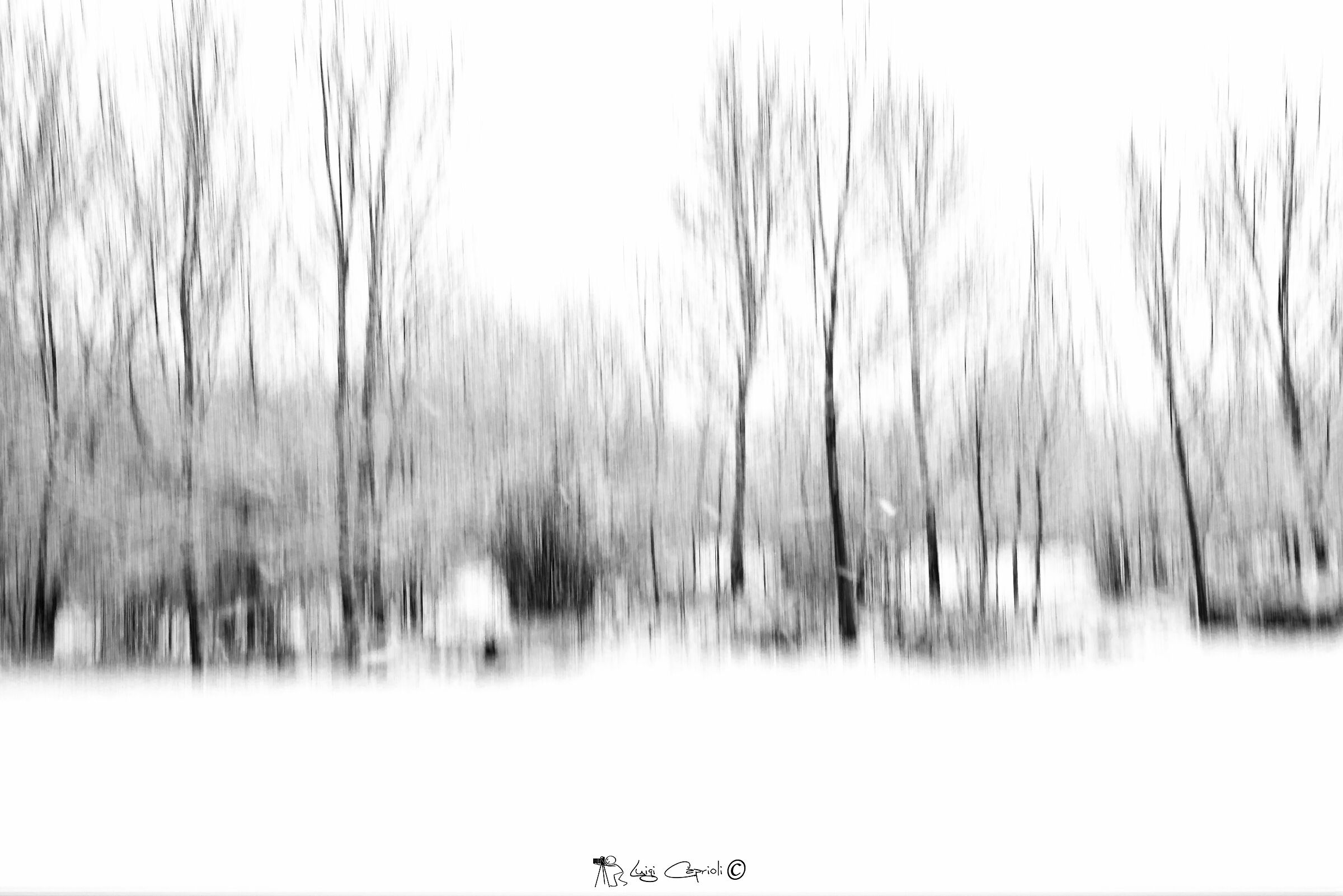 Snowfall in the Valley of Funes