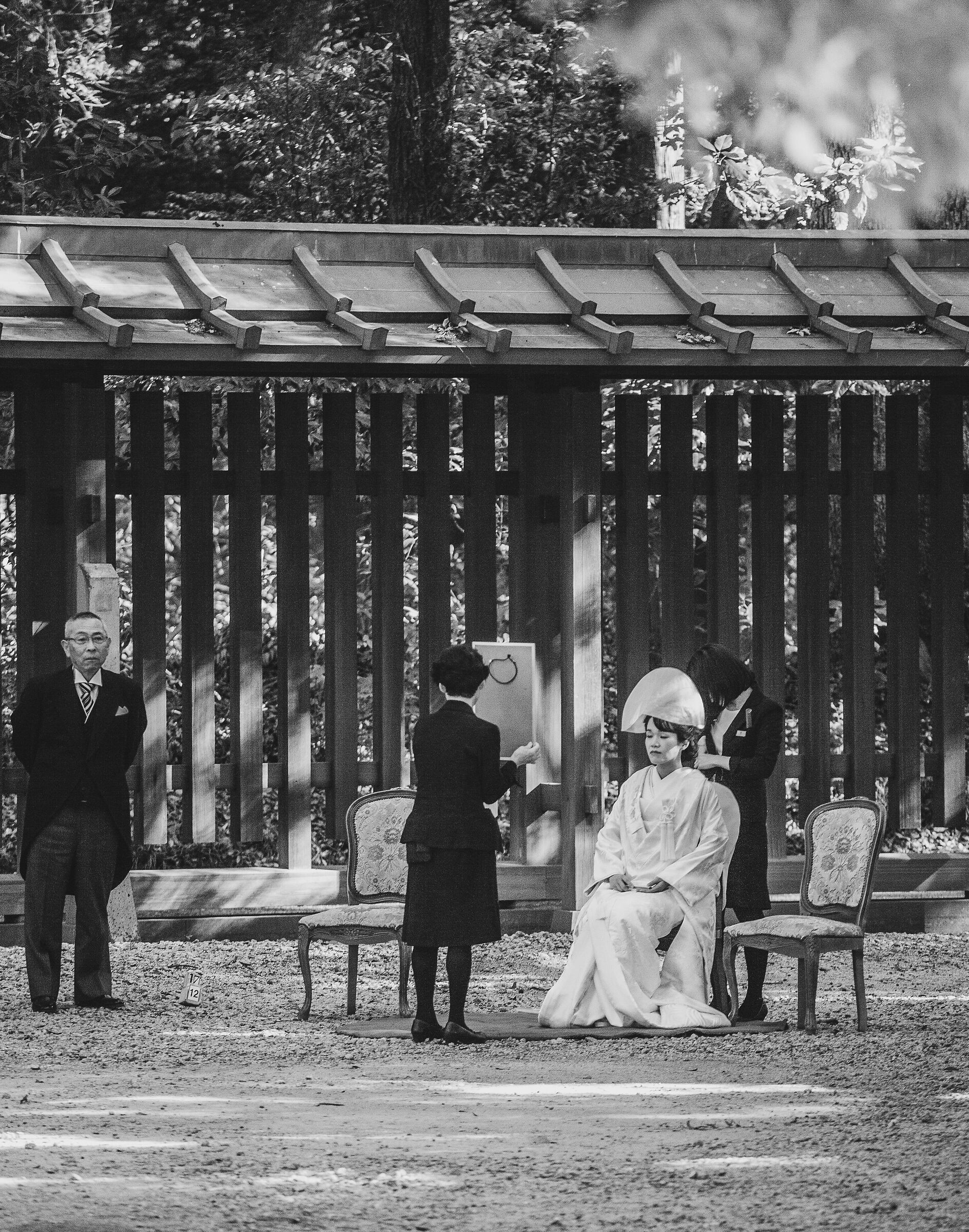 Wedding Preparation - Miji Jingu Temple