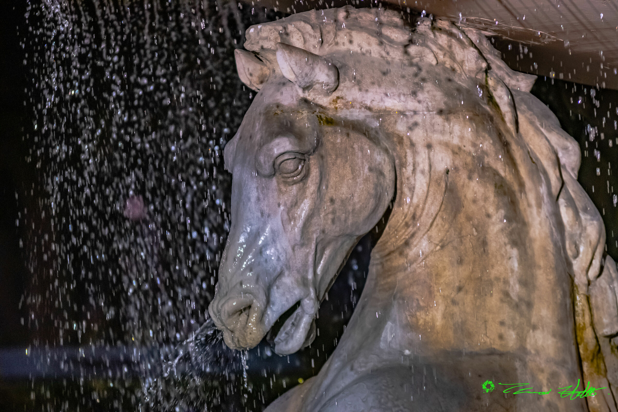 Three-horse fountain Rimini