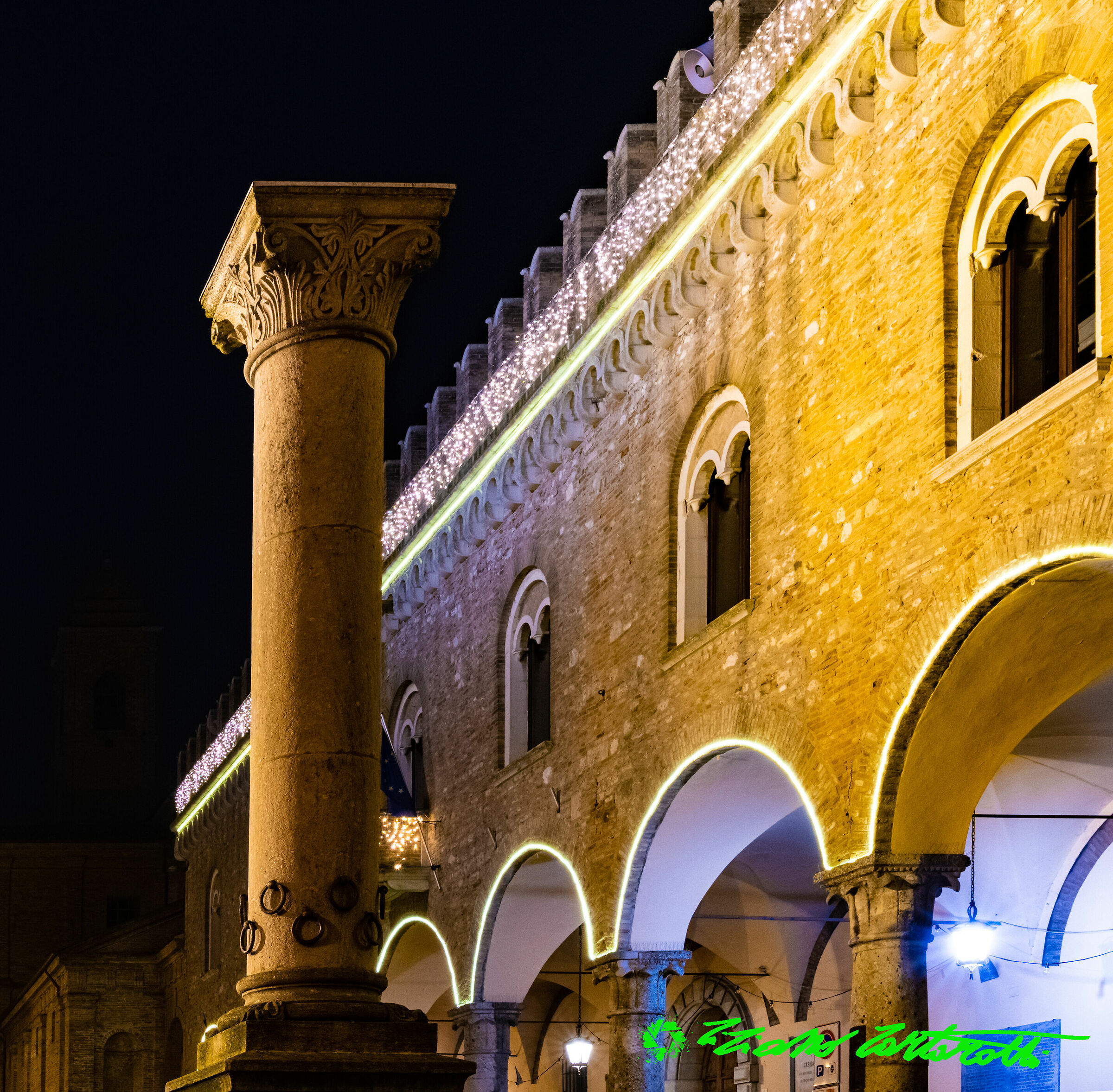 Column of the host Bertinoro