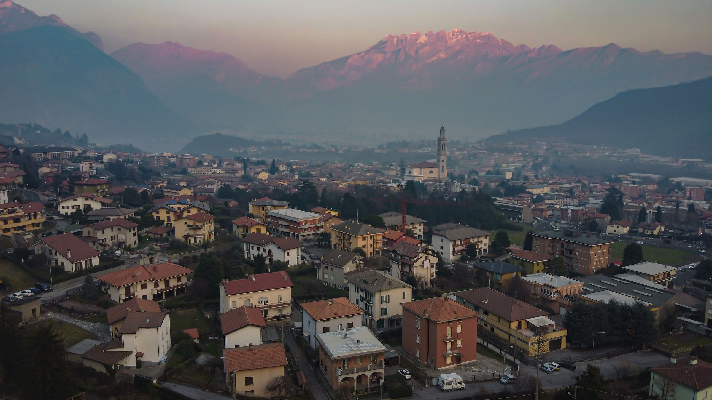 Resegone al tramonto