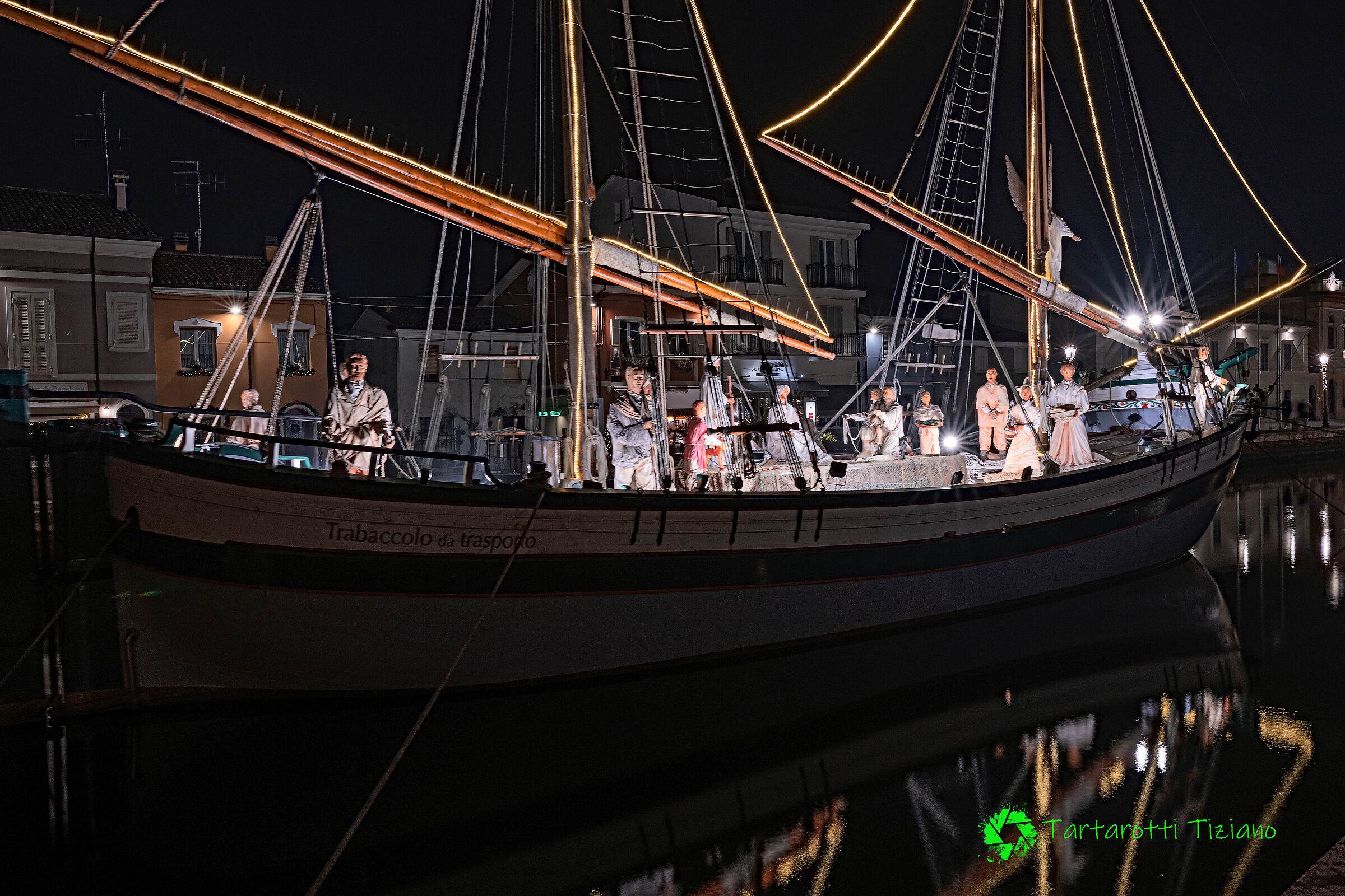 Nativity Scene On the Canal