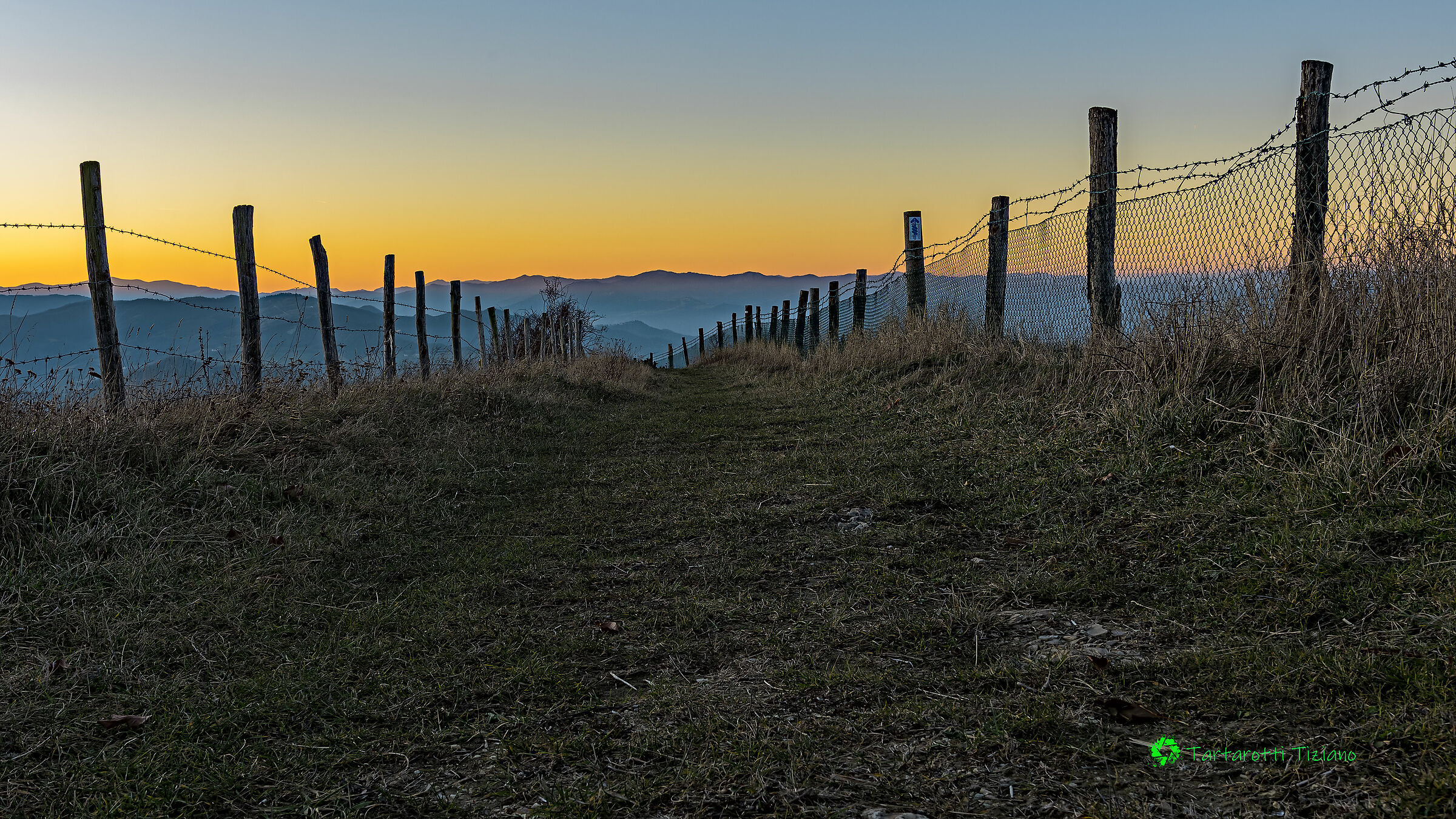 Sunset over the Savio Valley