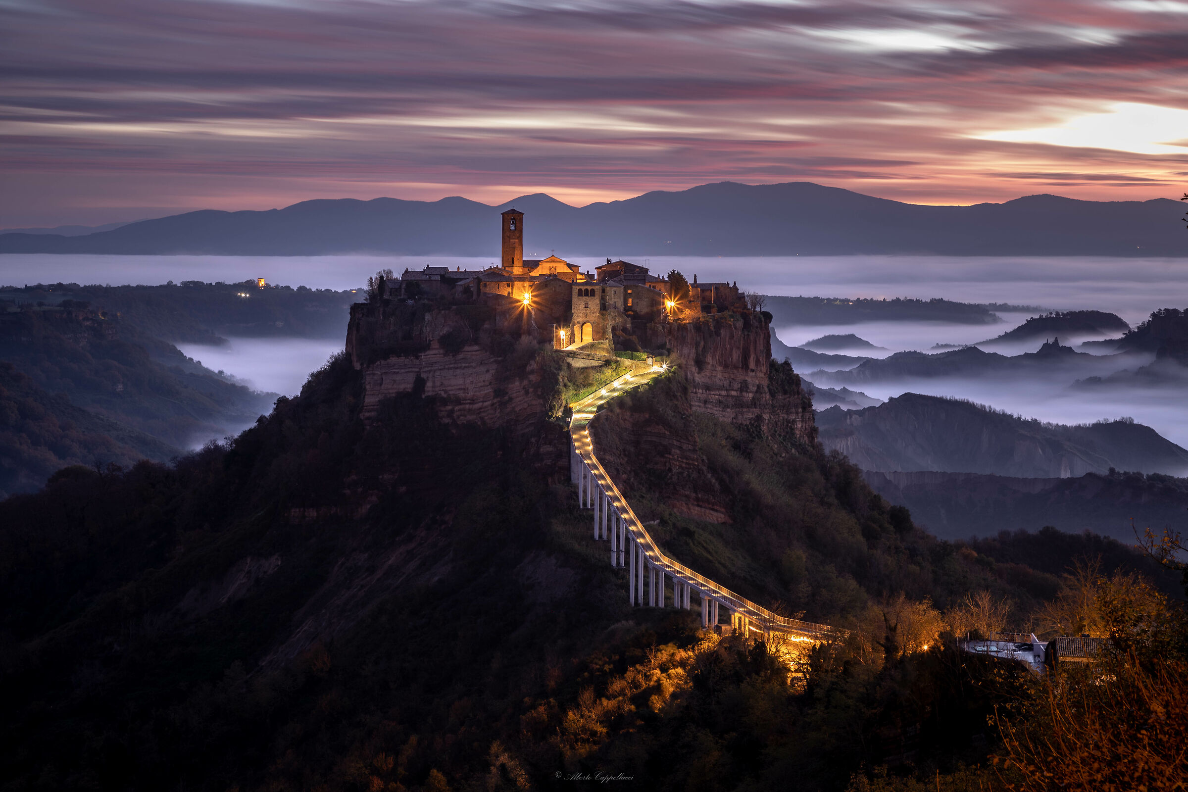 Sunrise on Civita di Bagnoregio