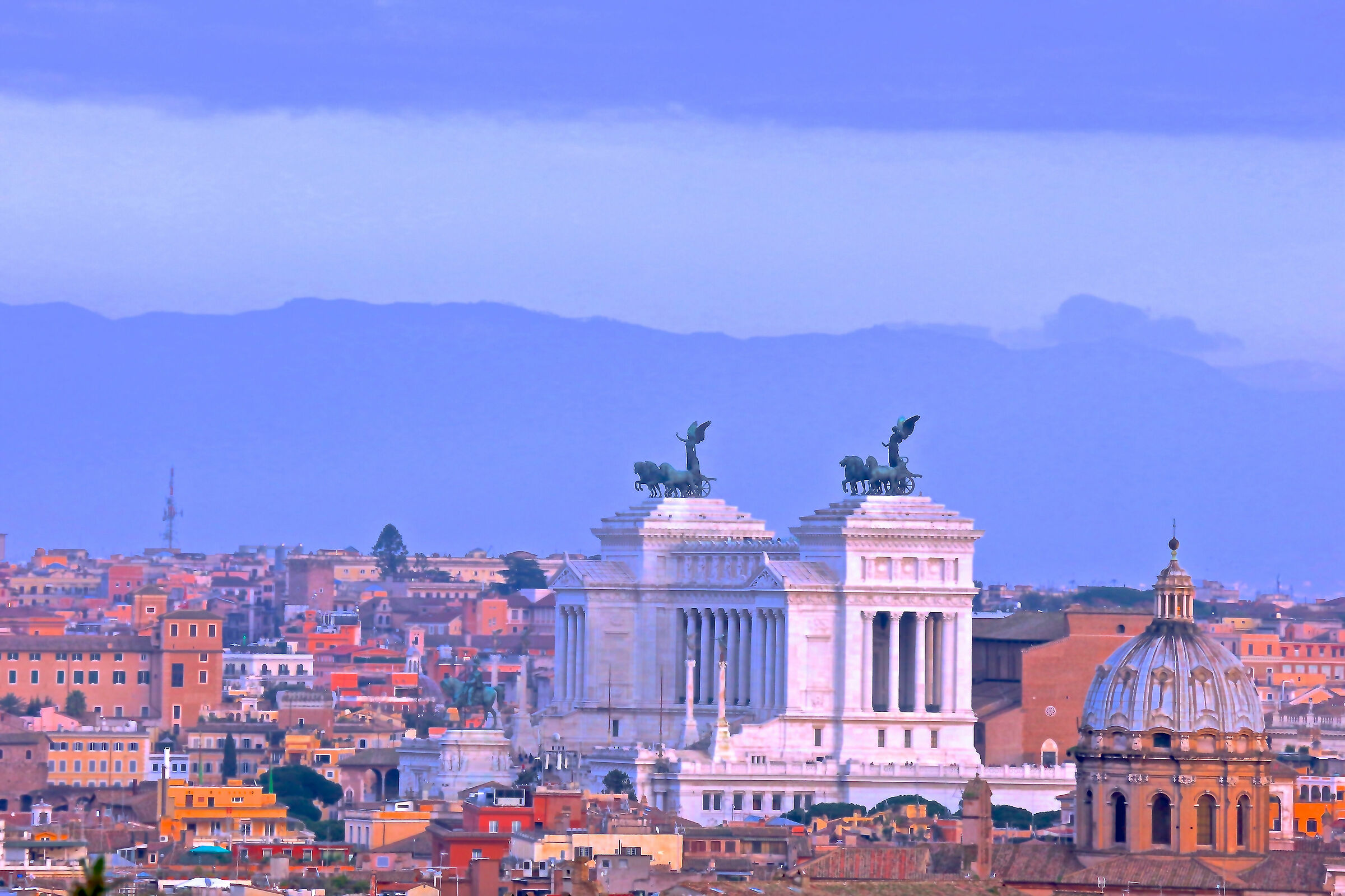 The Victorian taken from the Janiculum (Rome)
