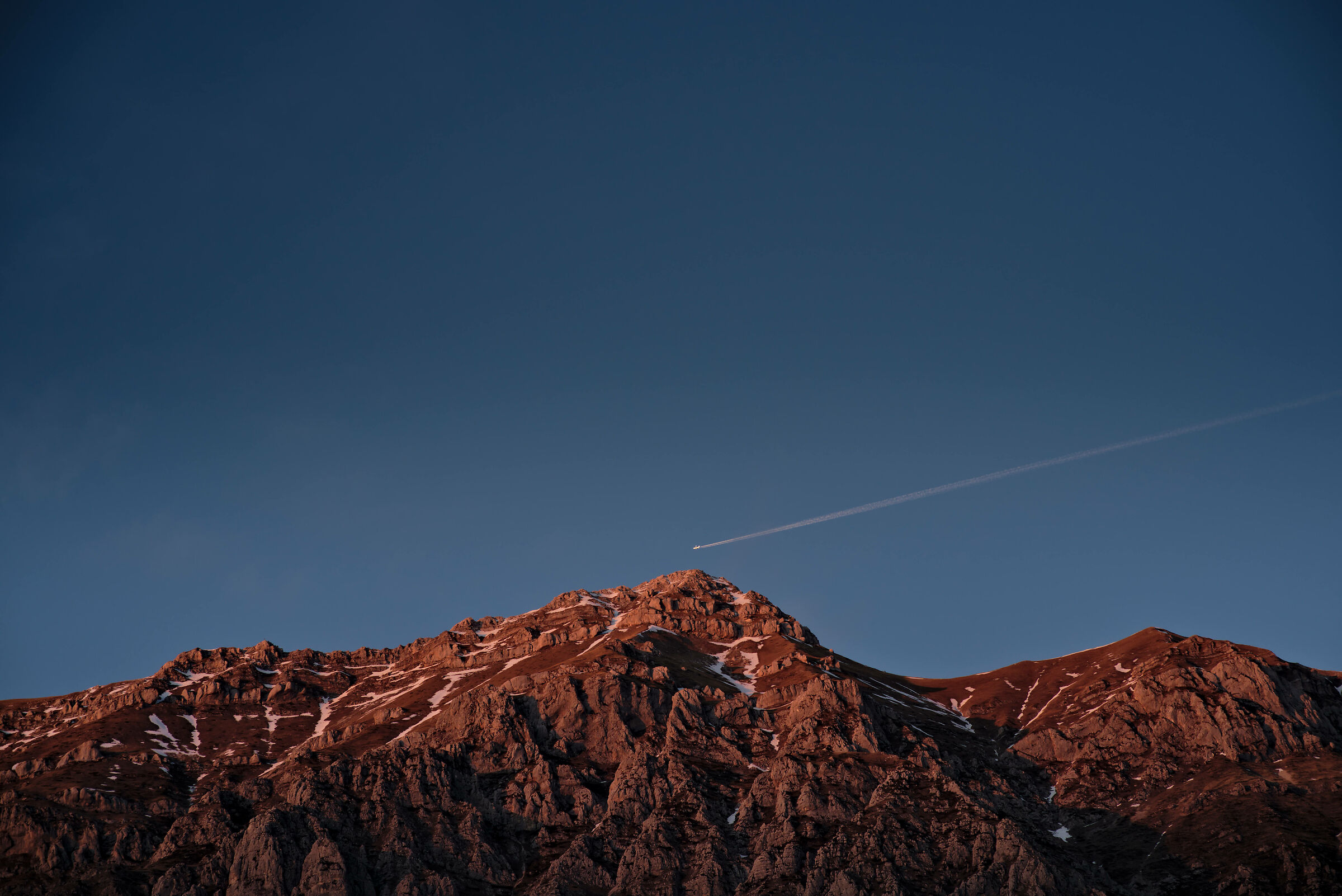 Cometa sul Gran Sasso