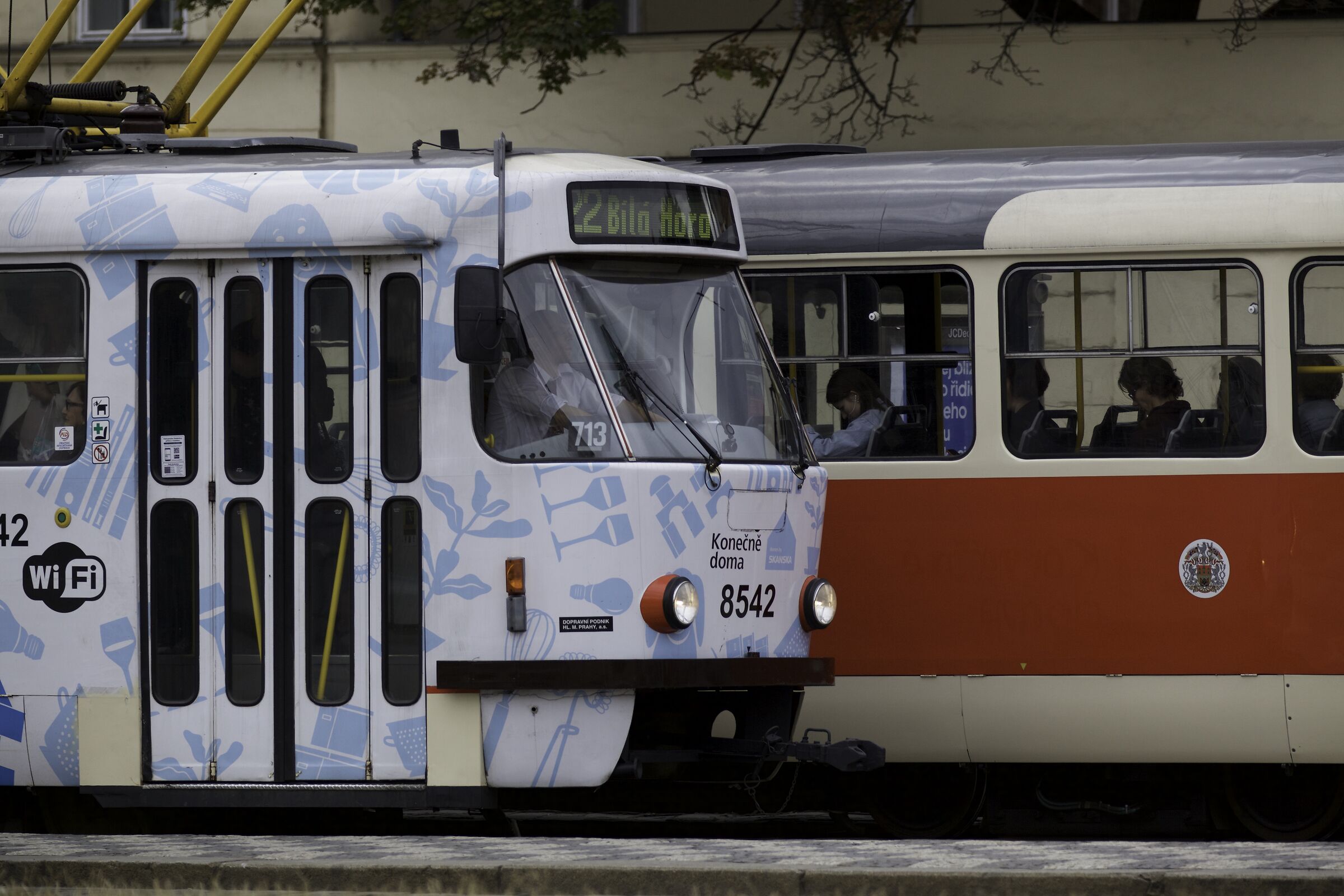 Streetcars in Prague, 2019