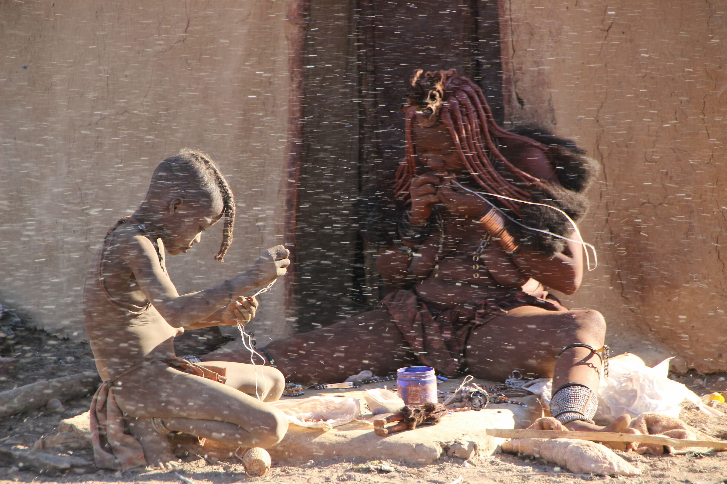 Himba tra la pula di riso