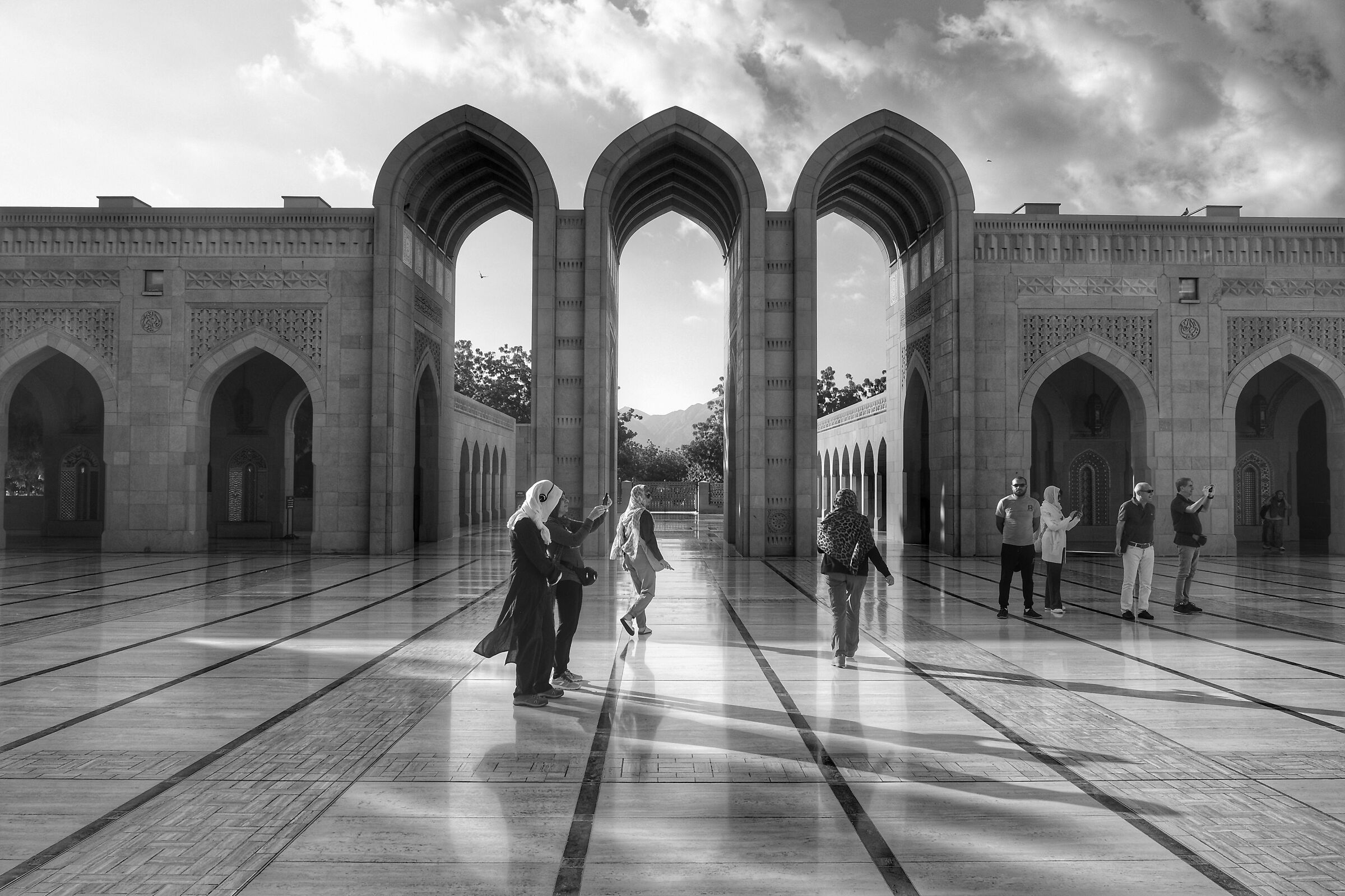 Oman Muscat La grande moschea del sultano Qaboos