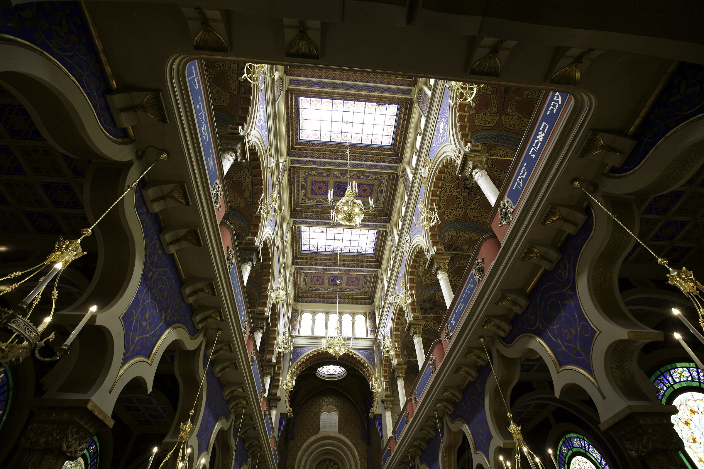 Prague, Jubilee Synagogue - interior 2019