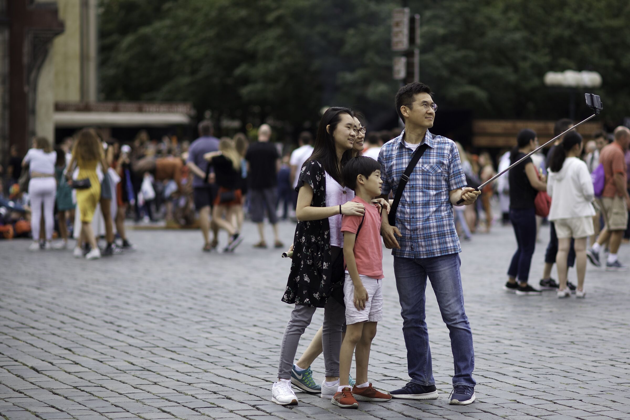 Selfie in the old town square - Prague 2019