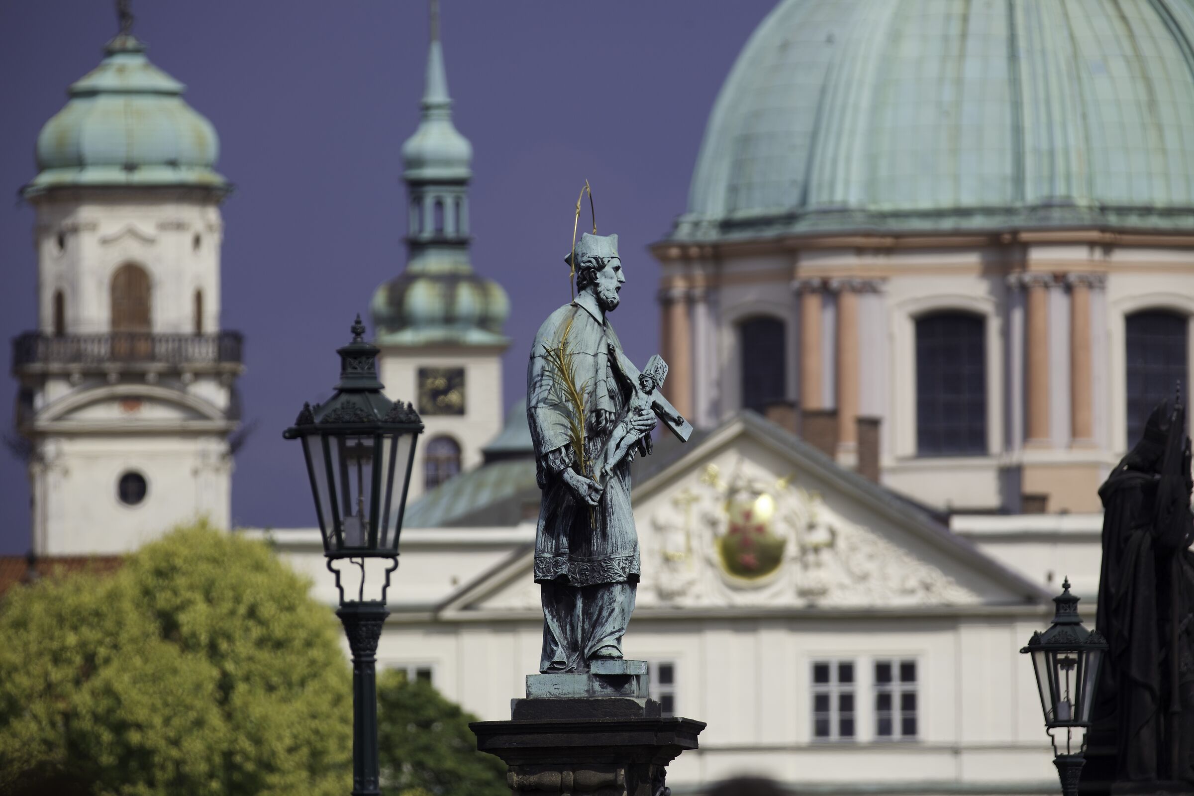 Charles Bridge in the evening - summer 2019 - Prague
