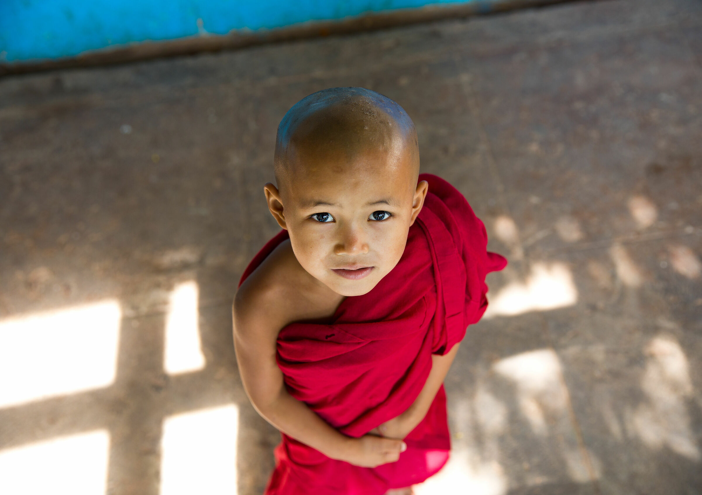 Novice monk in Myanmar