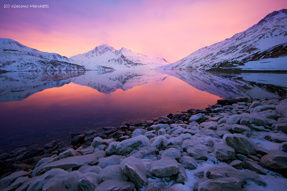 Moncenisio verso l'alba