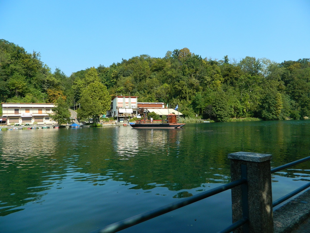 Imbersago ferry leonardo sull'Adda