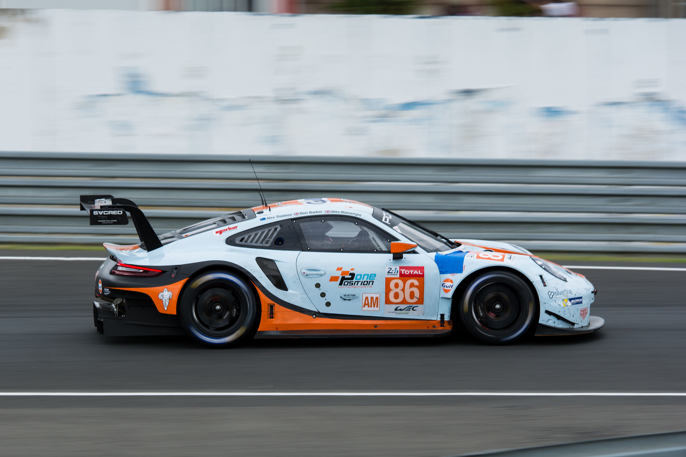 WEC GTEAm Gulf Racing Porsche 911 RSR