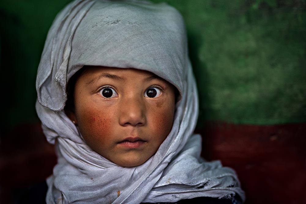 Scuola coranica femminile. Kashmir.
