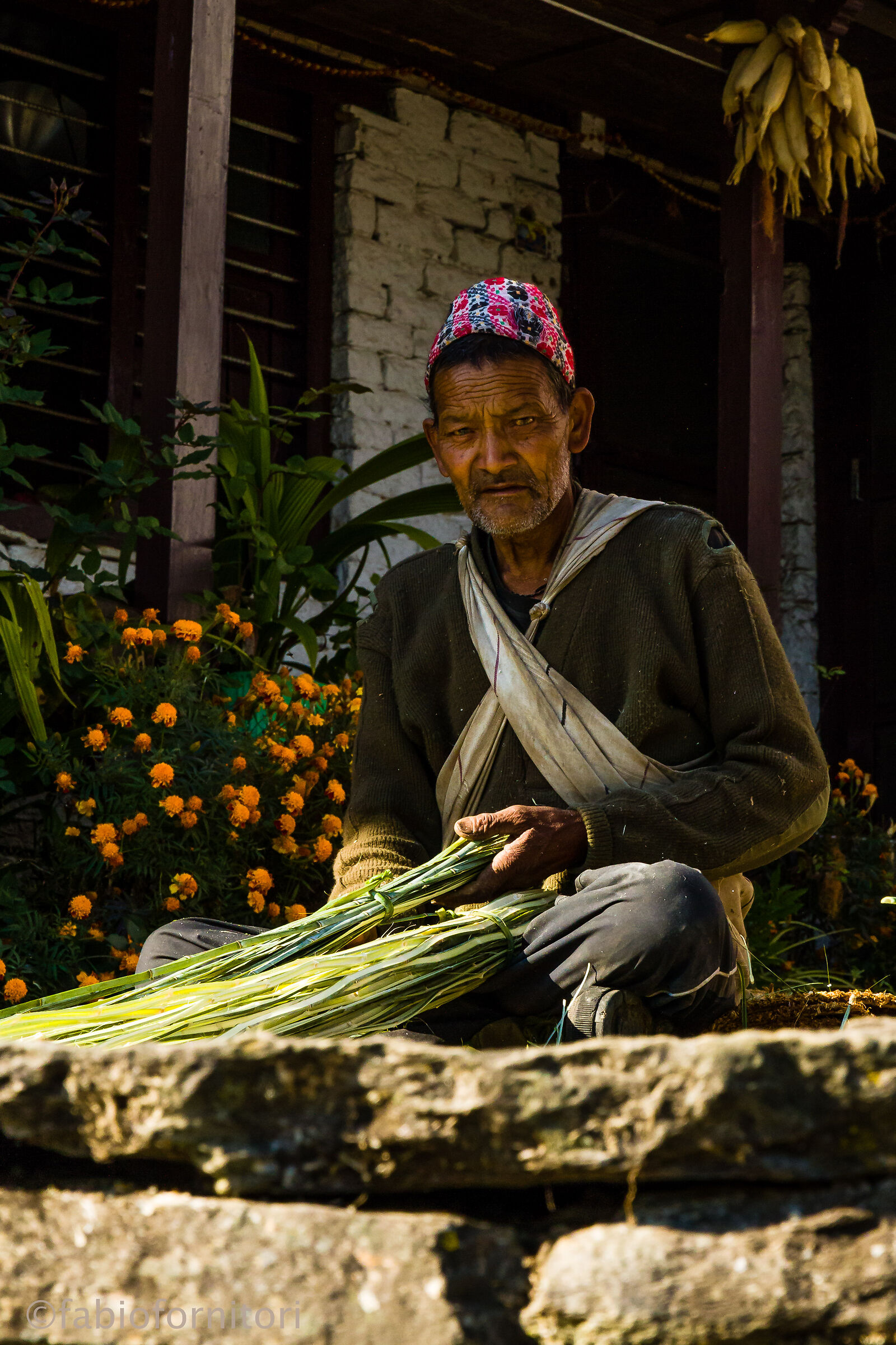 Gandruk , Man , Nepal 2010