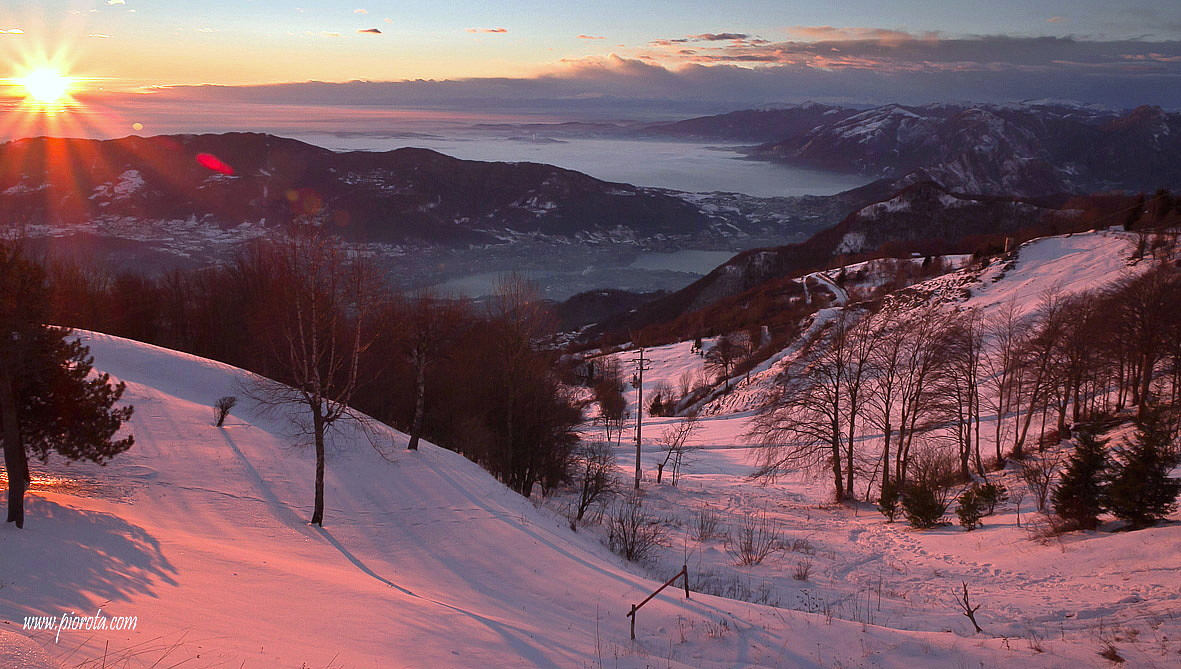 Tramonto Pertus Monte Valcava