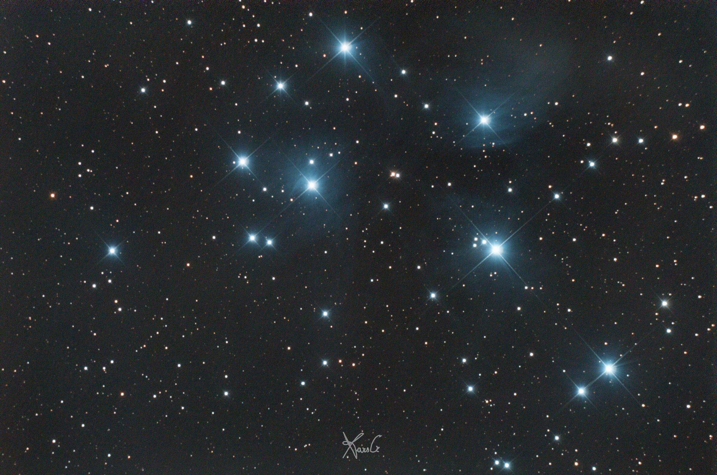 M45 la sera della vigilia
