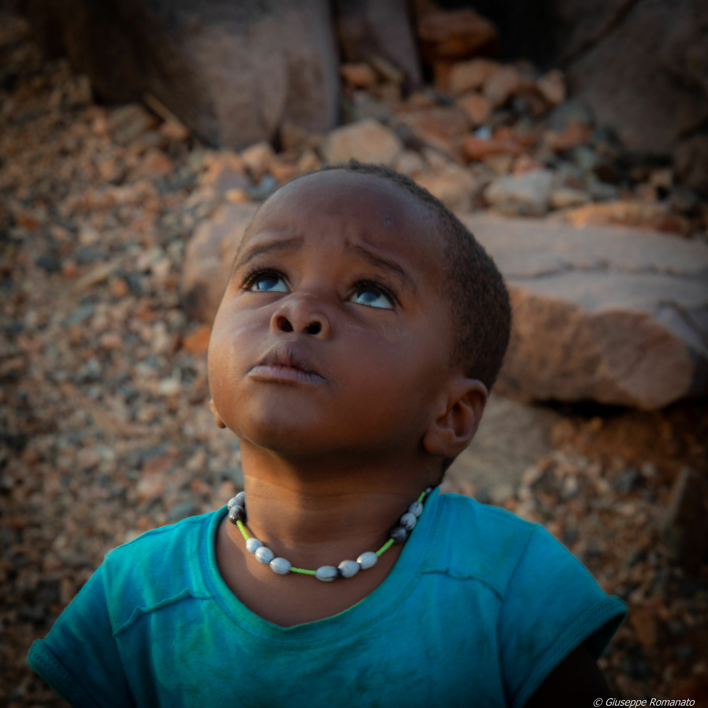 Popolo himba, bimbo in primo piano