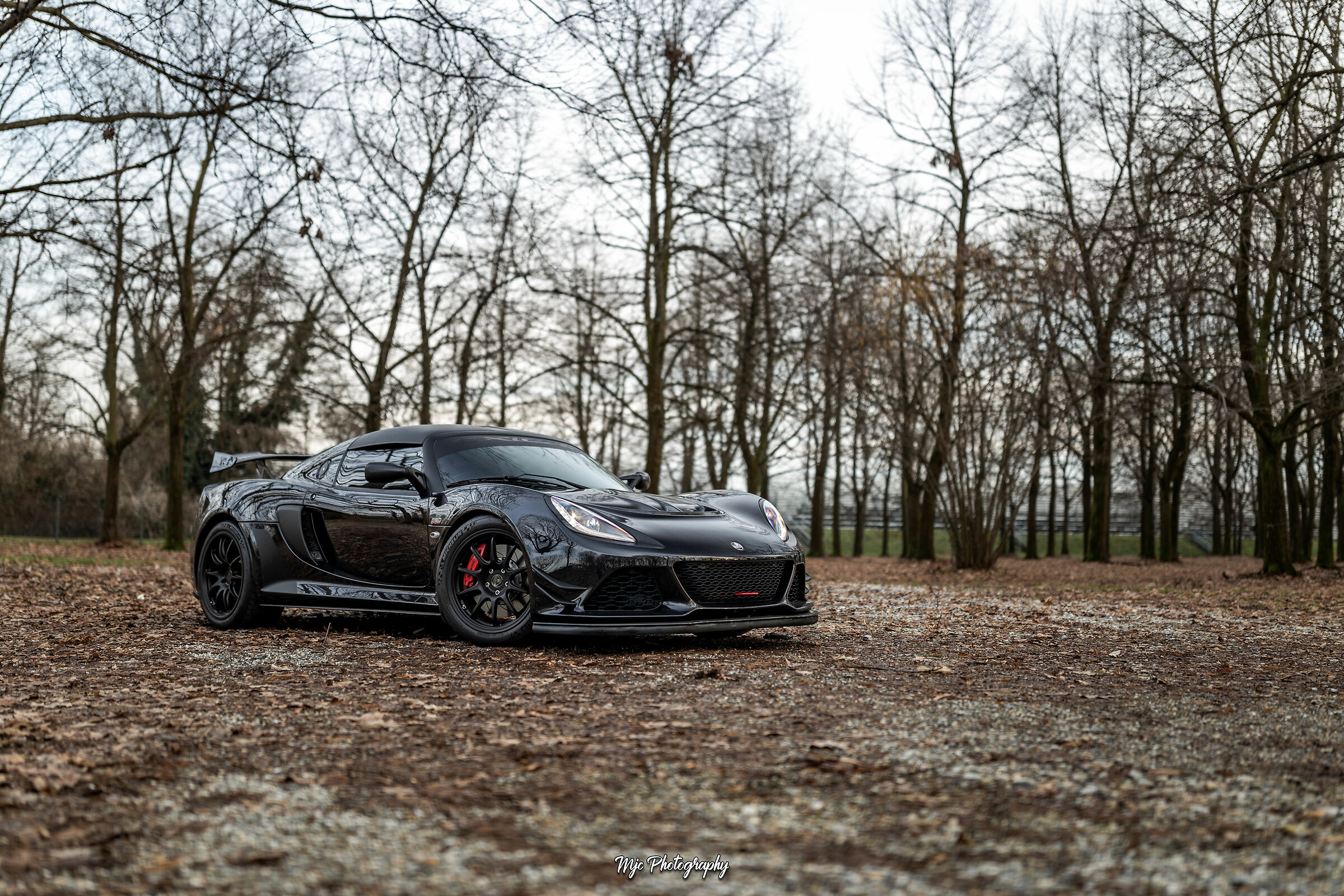 Lotus Exige 380 Sport nel boschetto a Monza