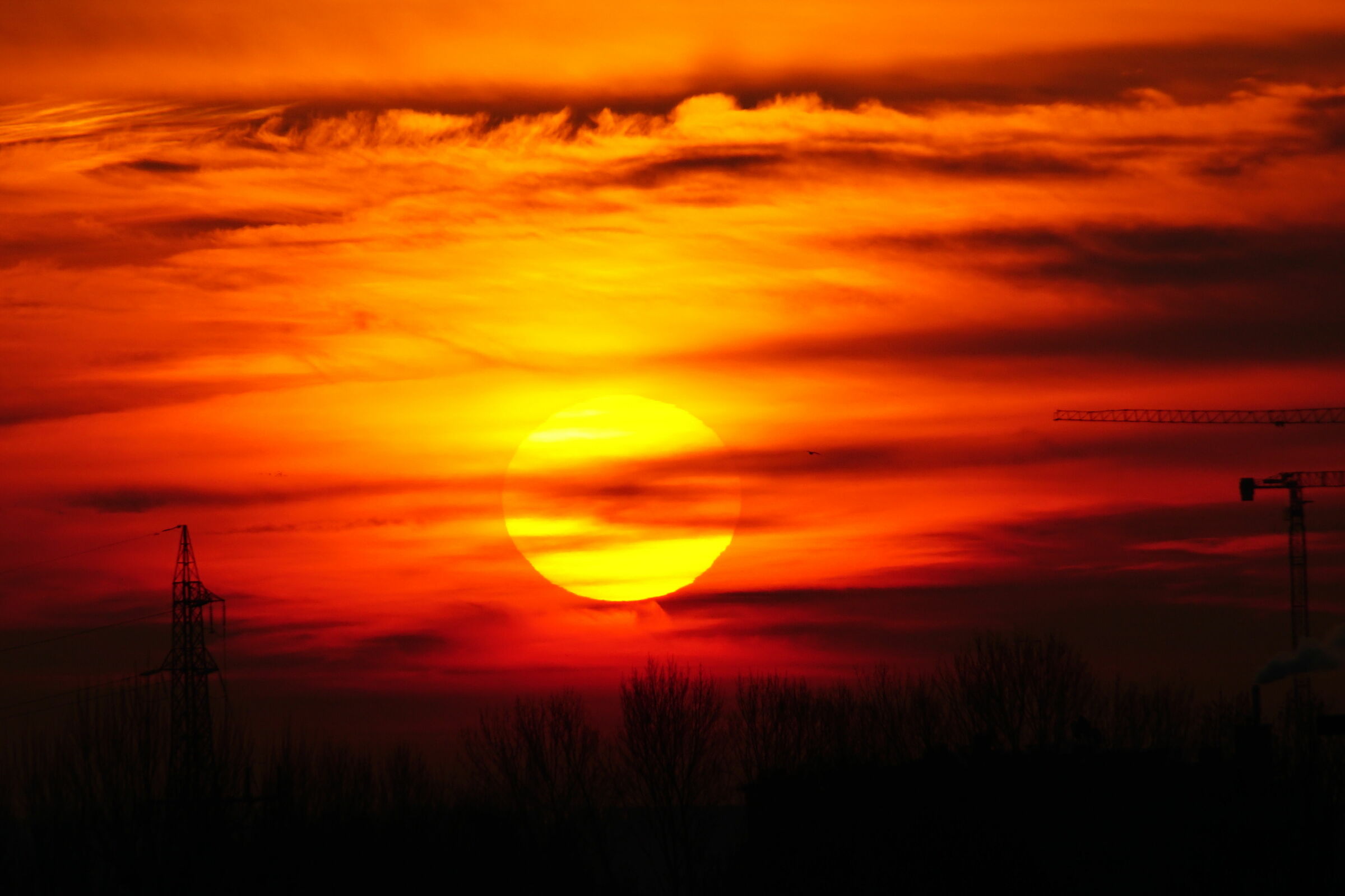 Sunrise over the city 21/01/2020