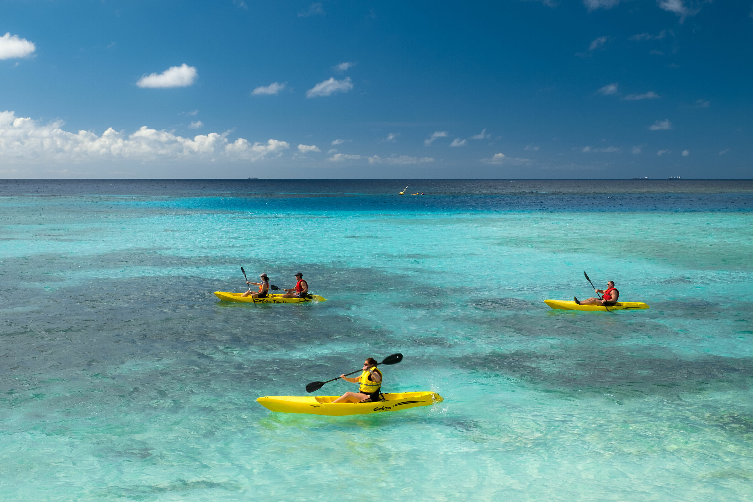Pagaiando sul mare paradisiaco di Aruba