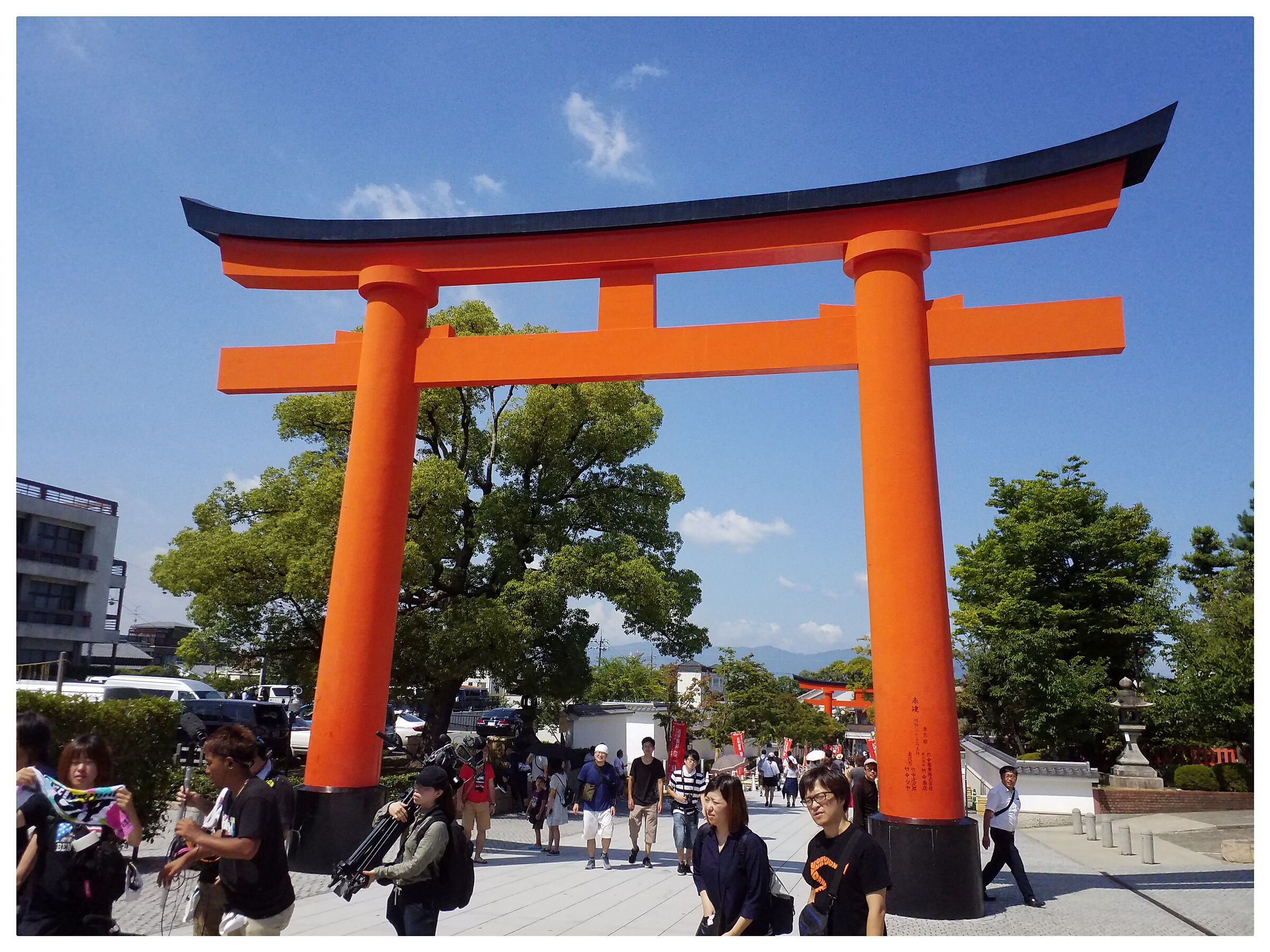 Il grande Torii (Kyoto)