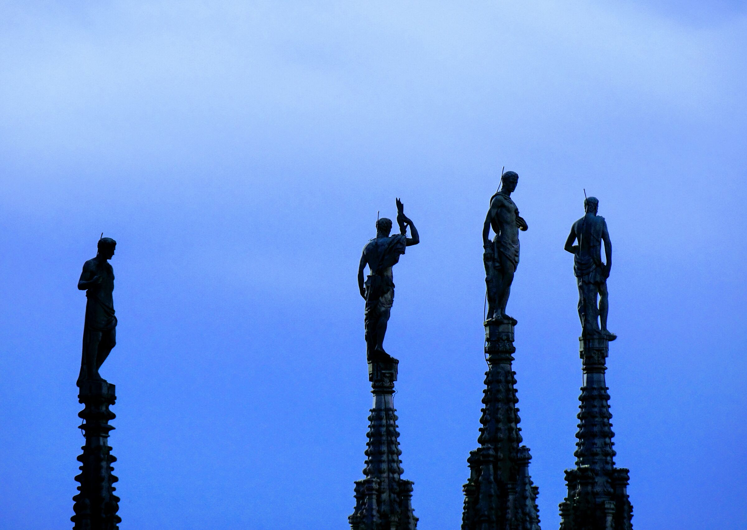 Statues at the Cathedral of Milan