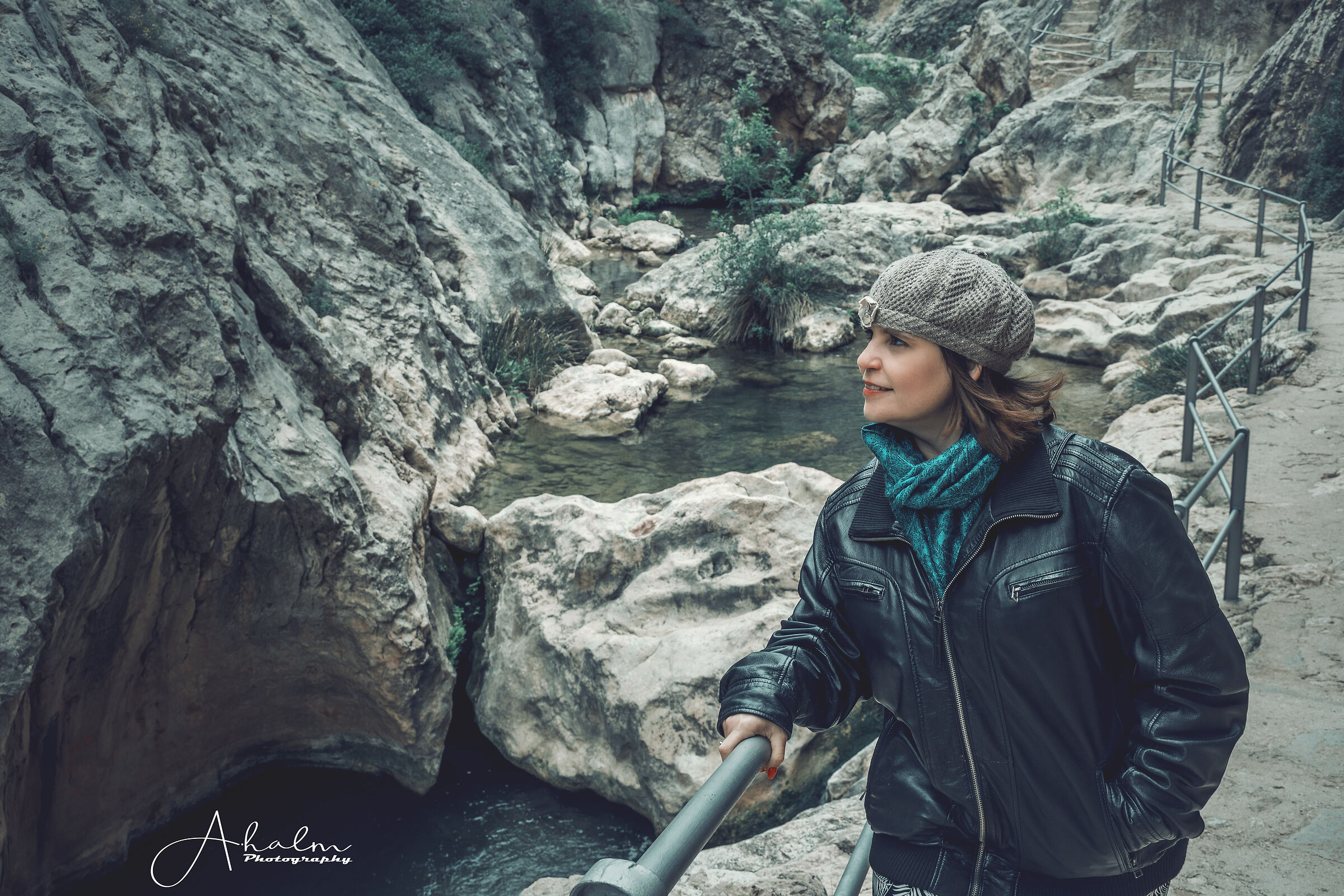 With my wife in southern spain