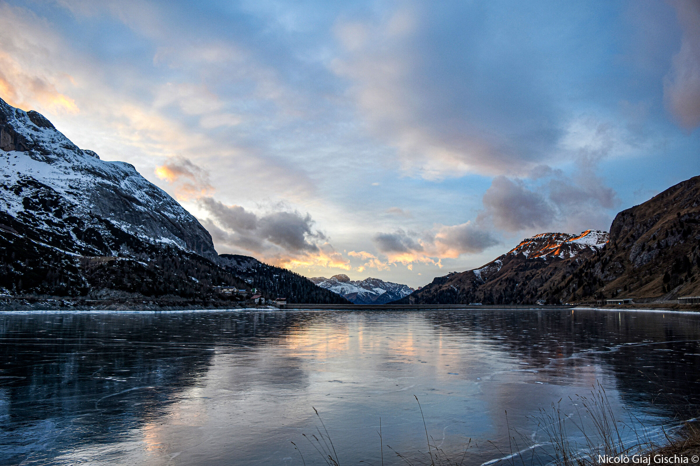 Tramonto Da Passo Fedaia