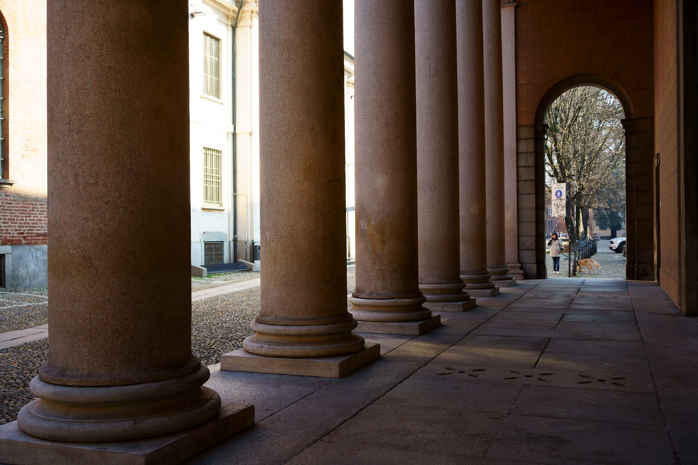 Colonnade of the University's Magna Hall