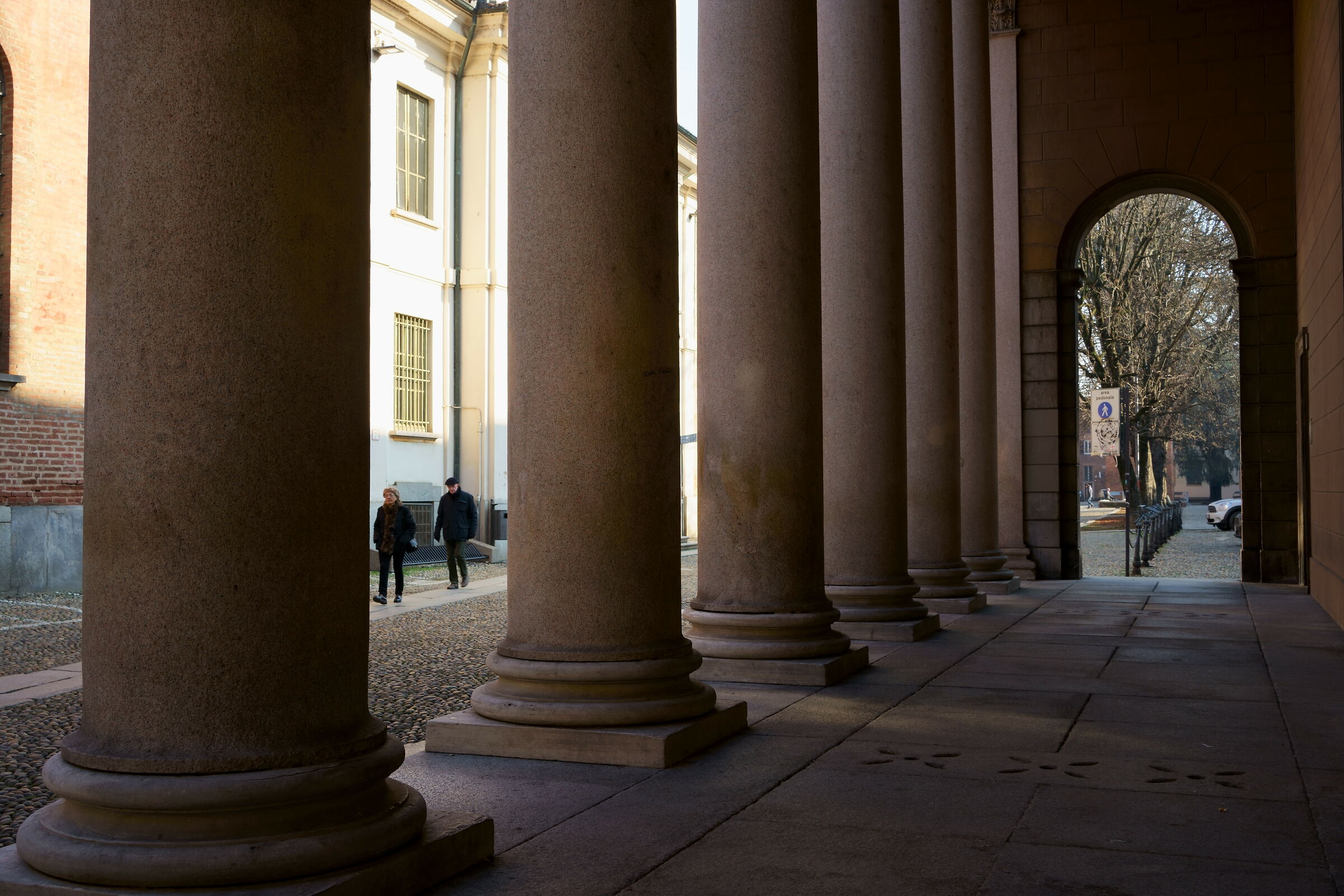 Colonnade of the University's Magna Hall