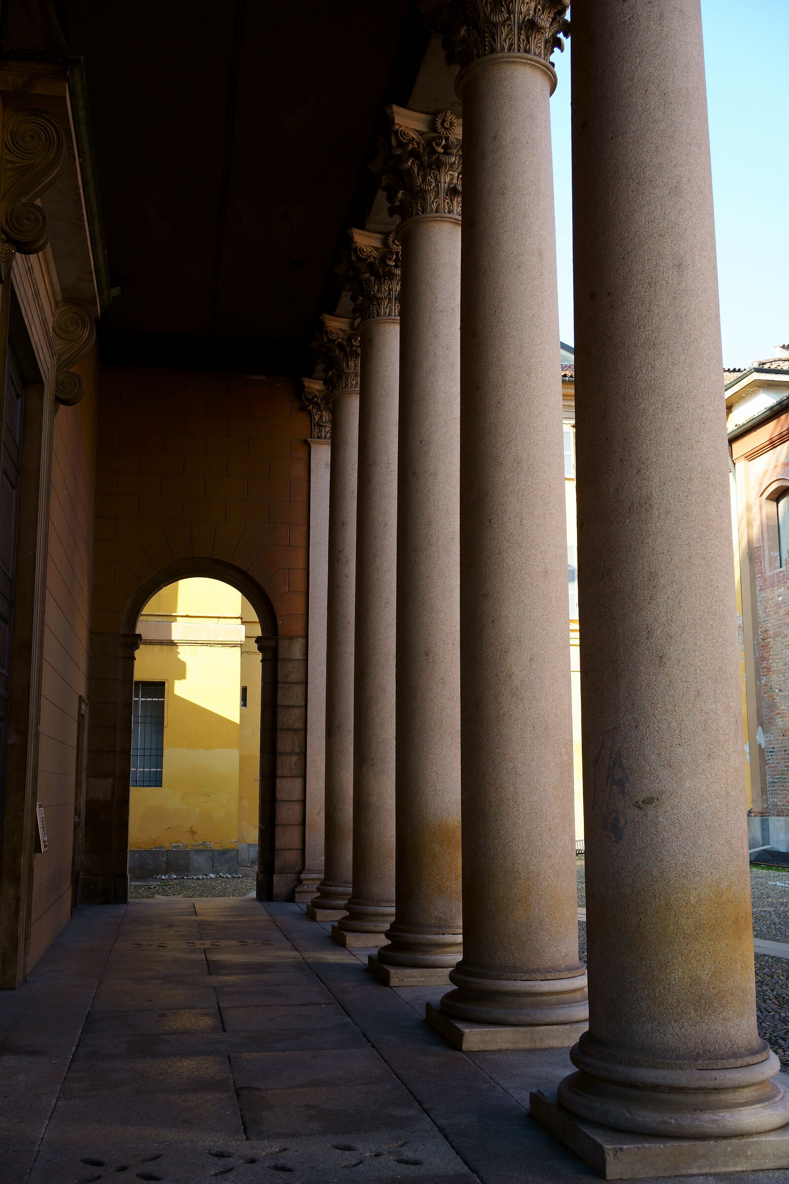 Colonnade of the University's Magna Hall