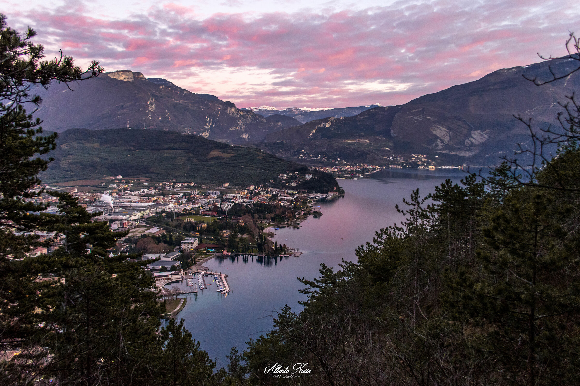 Garda Shore at sunset